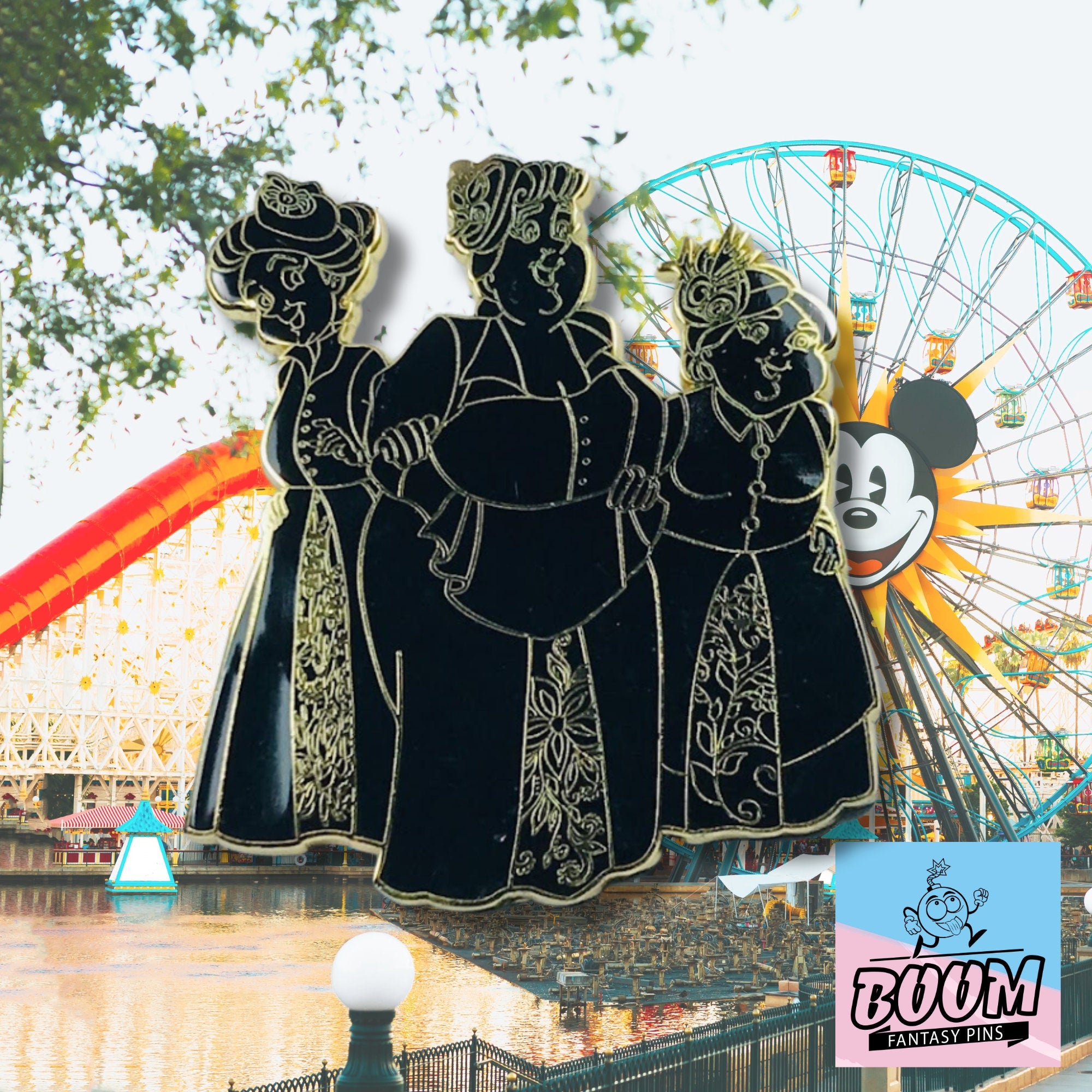 Épinglette – Flora, Fauna et Pimprenelle de La Belle au bois dormant – Disney Fantasy