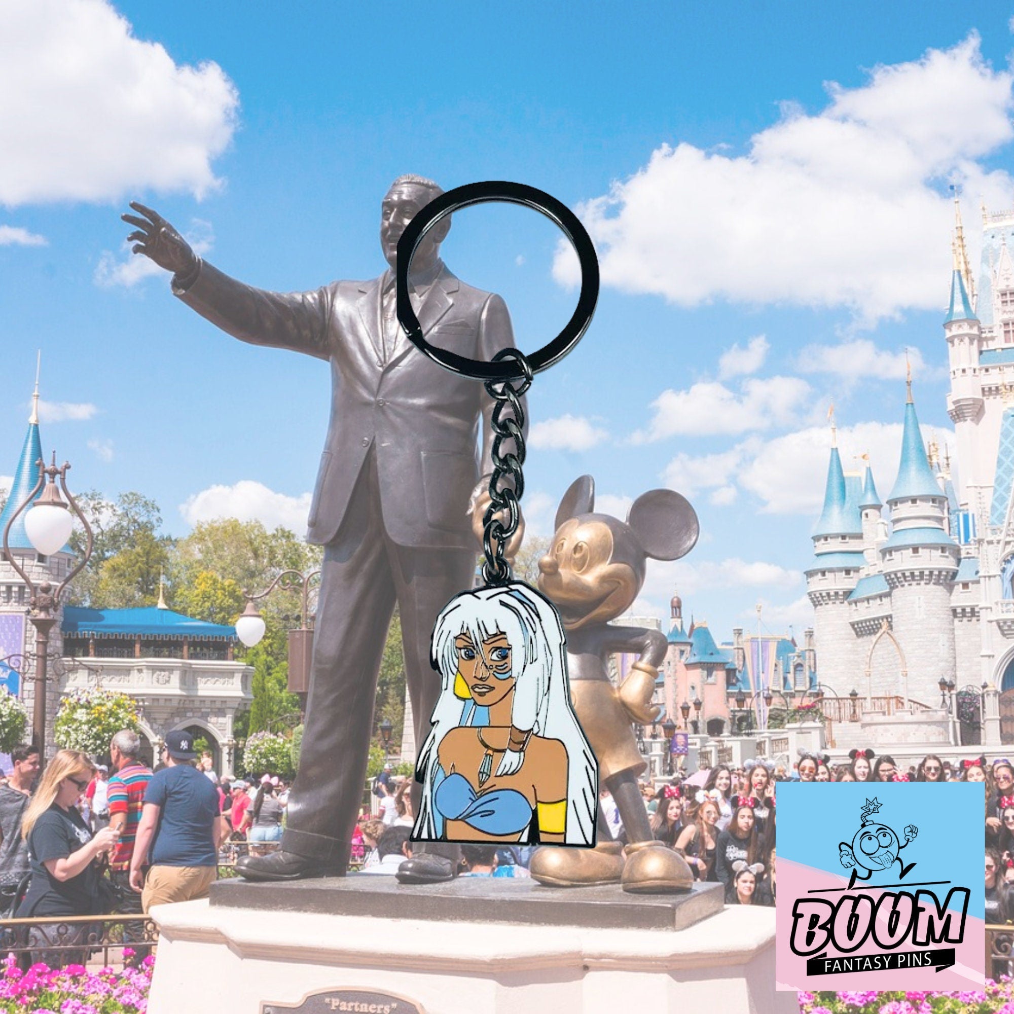 Llavero – Reina Kida de Atlantis: El Imperio Perdido – Disney Fantasy