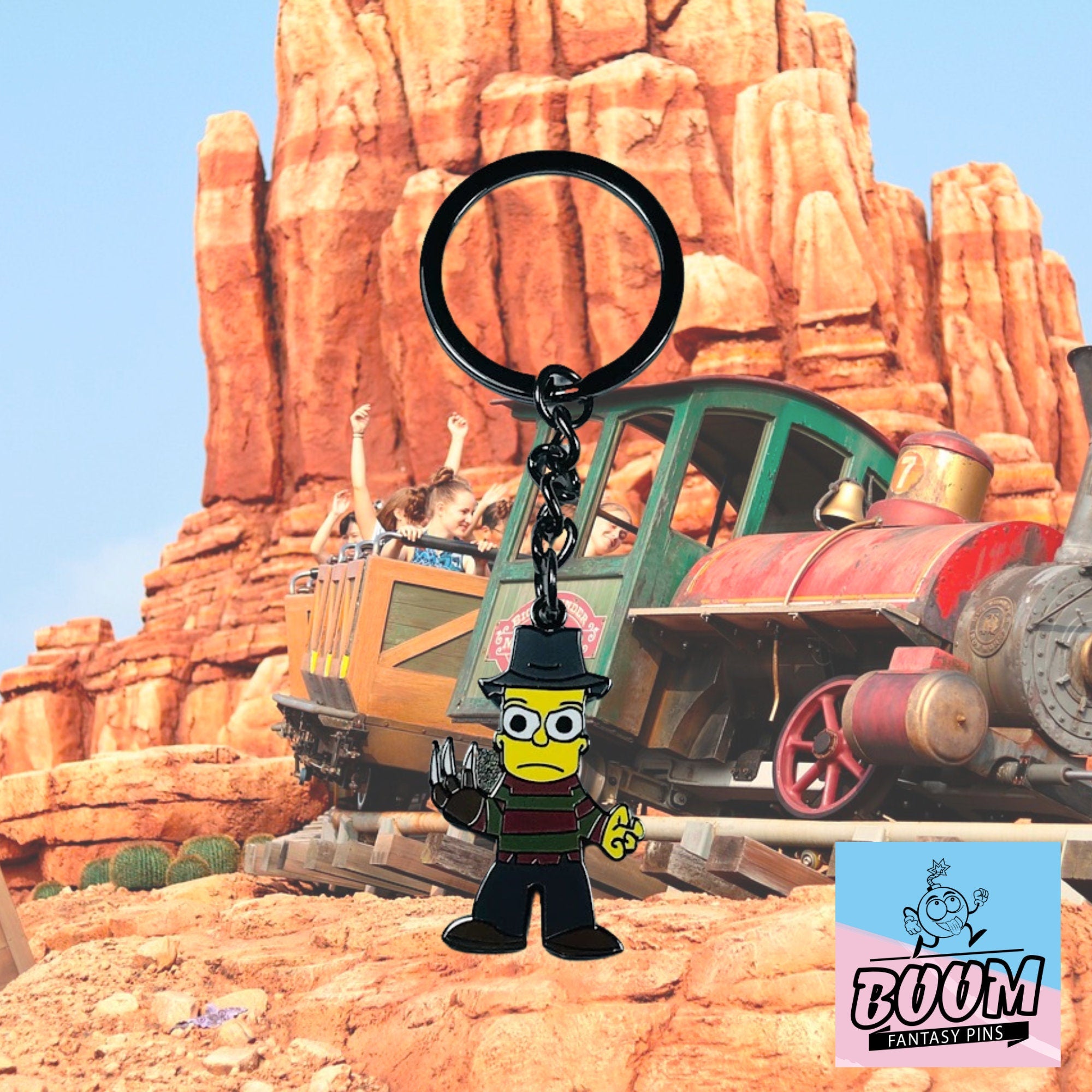 Llavero – Bart Simpson de Los Simpson – Disney Fantasy