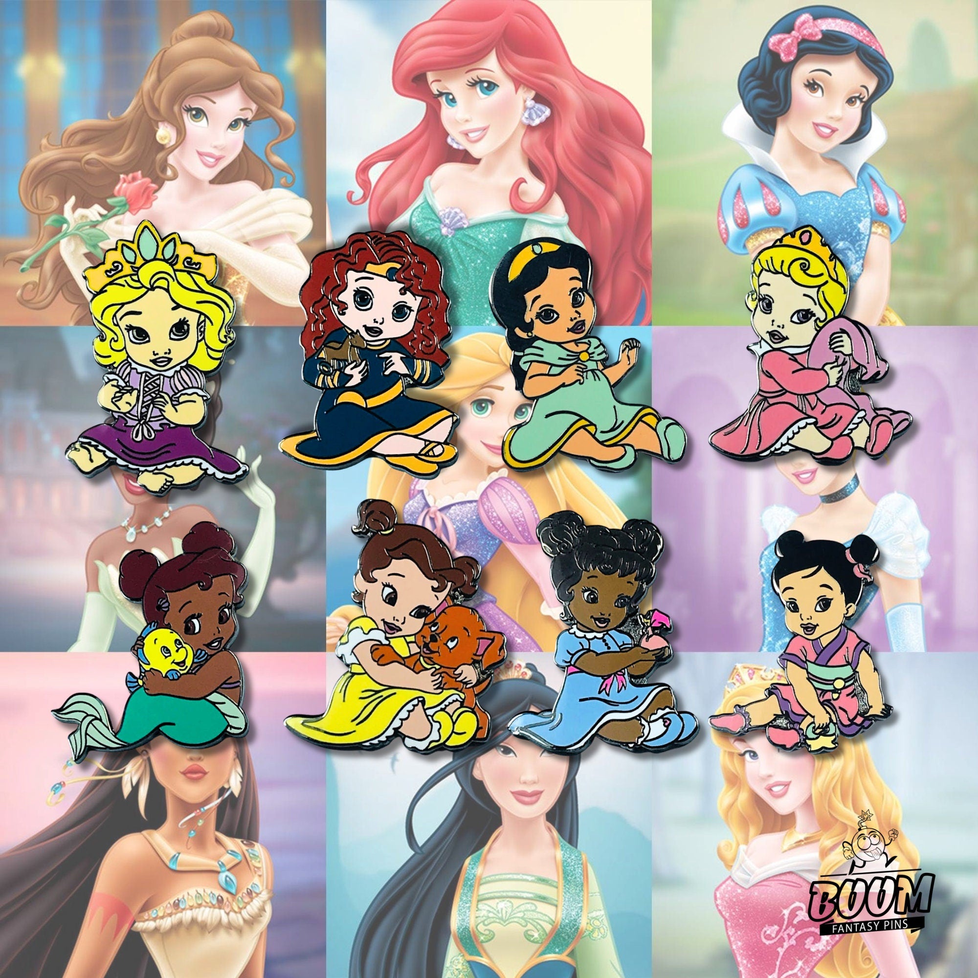 Pin's – Bébé Ariel de La Petite Sirène – Disney Fantasy