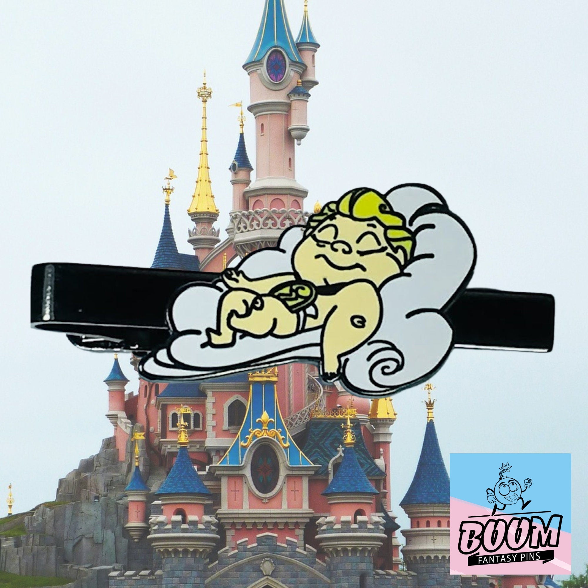 Pinza de corbata – Zeus niño durmiendo de Hércules – Disney Fantasy
