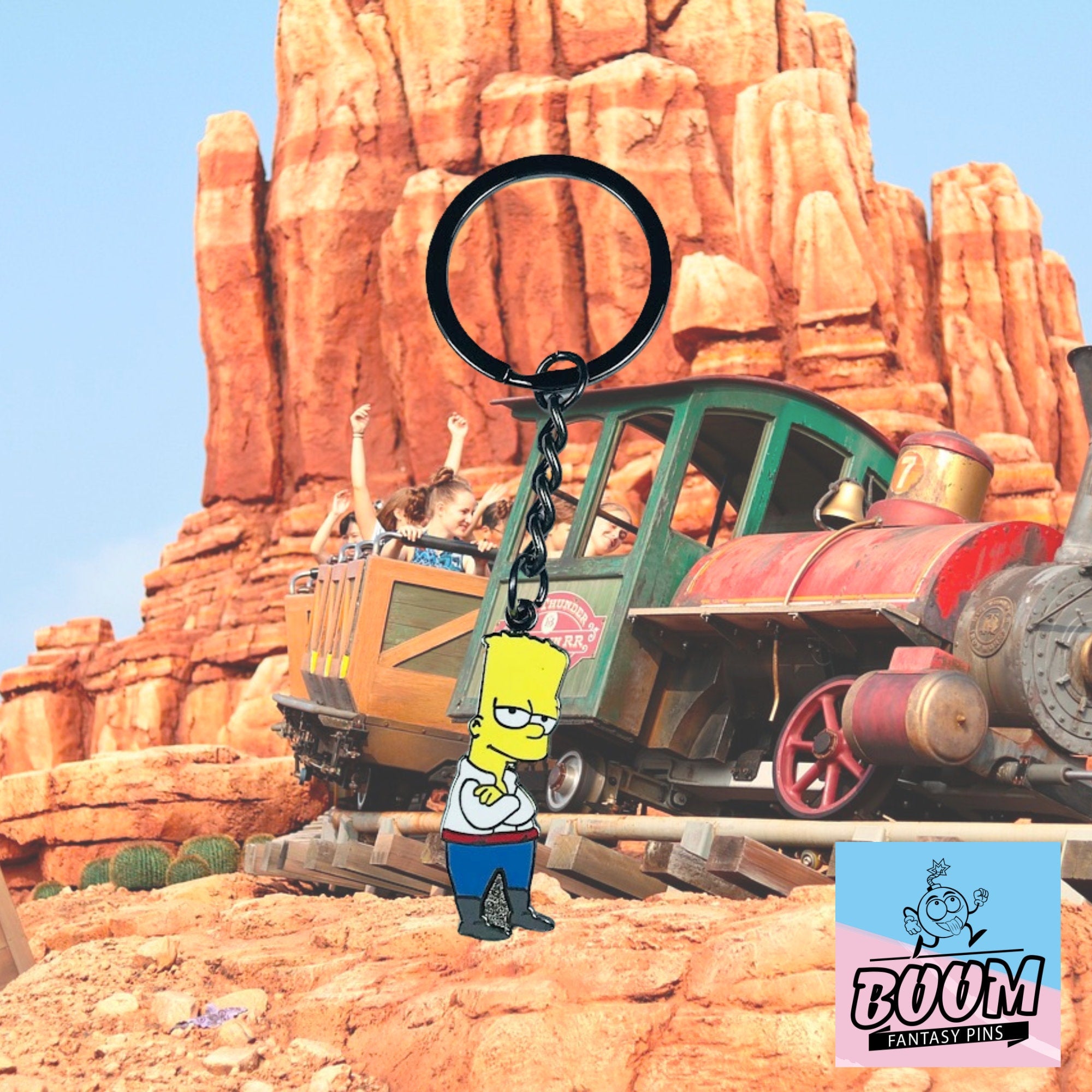 Llavero – Bart Simpson de Los Simpson – Disney Fantasy