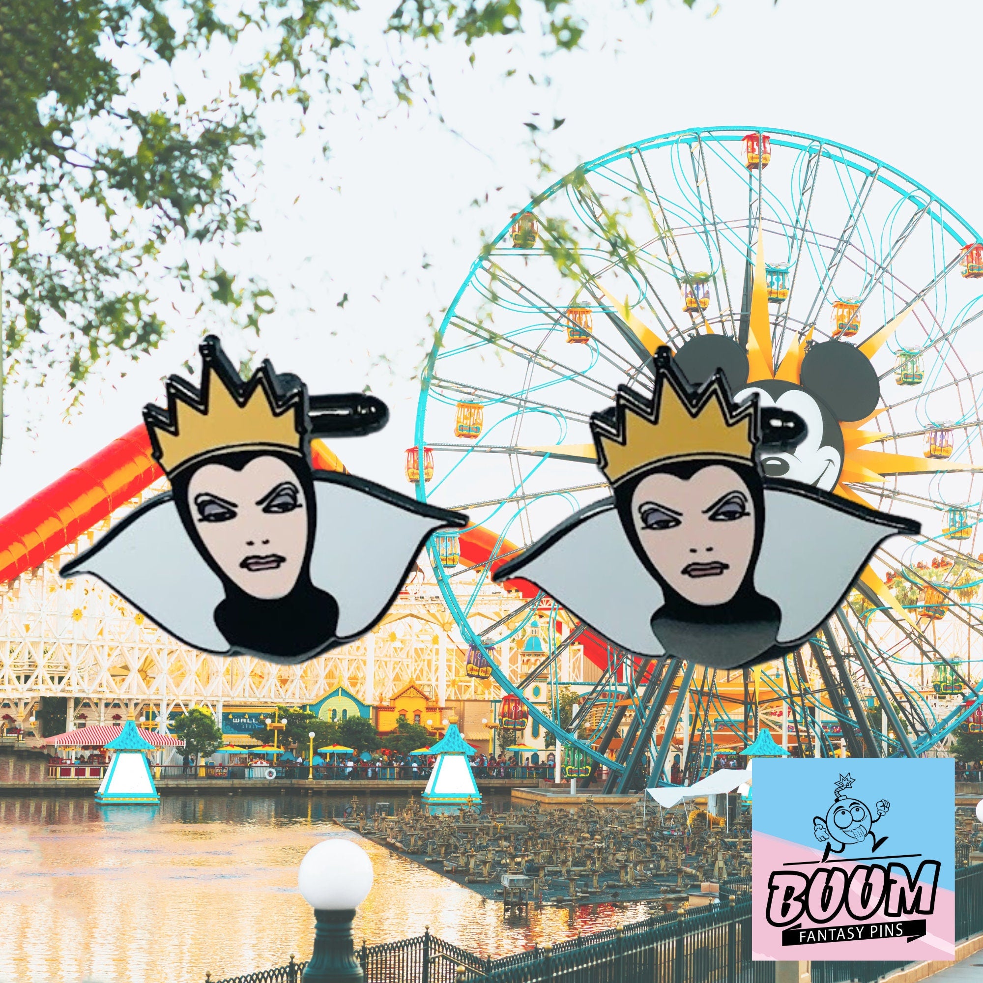 Boutons de manchette – La Méchante Reine de Blanche-Neige – Disney Fantasy