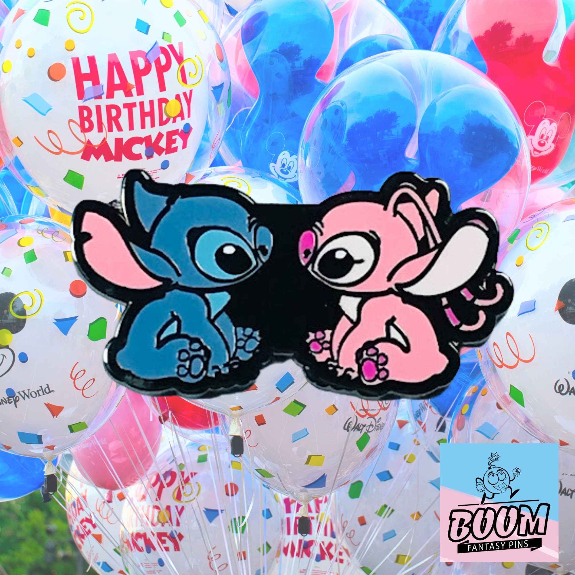 Pin – Stitch y Ángel de Lilo &amp; Stitch – Disney Fantasy