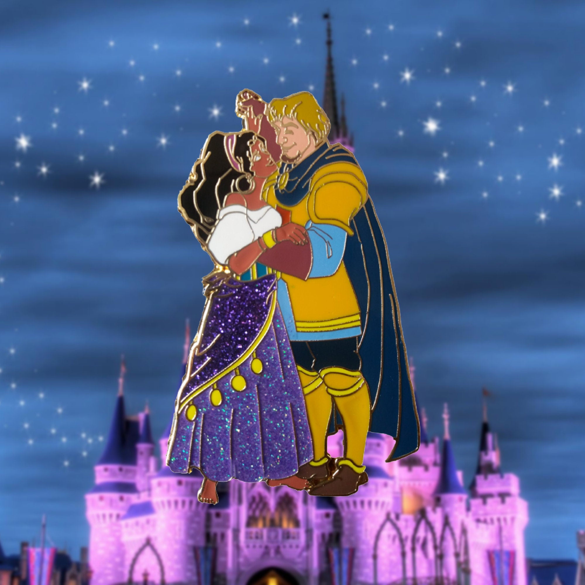 Pin – Esmeralda y Febo de El Jorobado de Notre Dame – Disney Fantasy