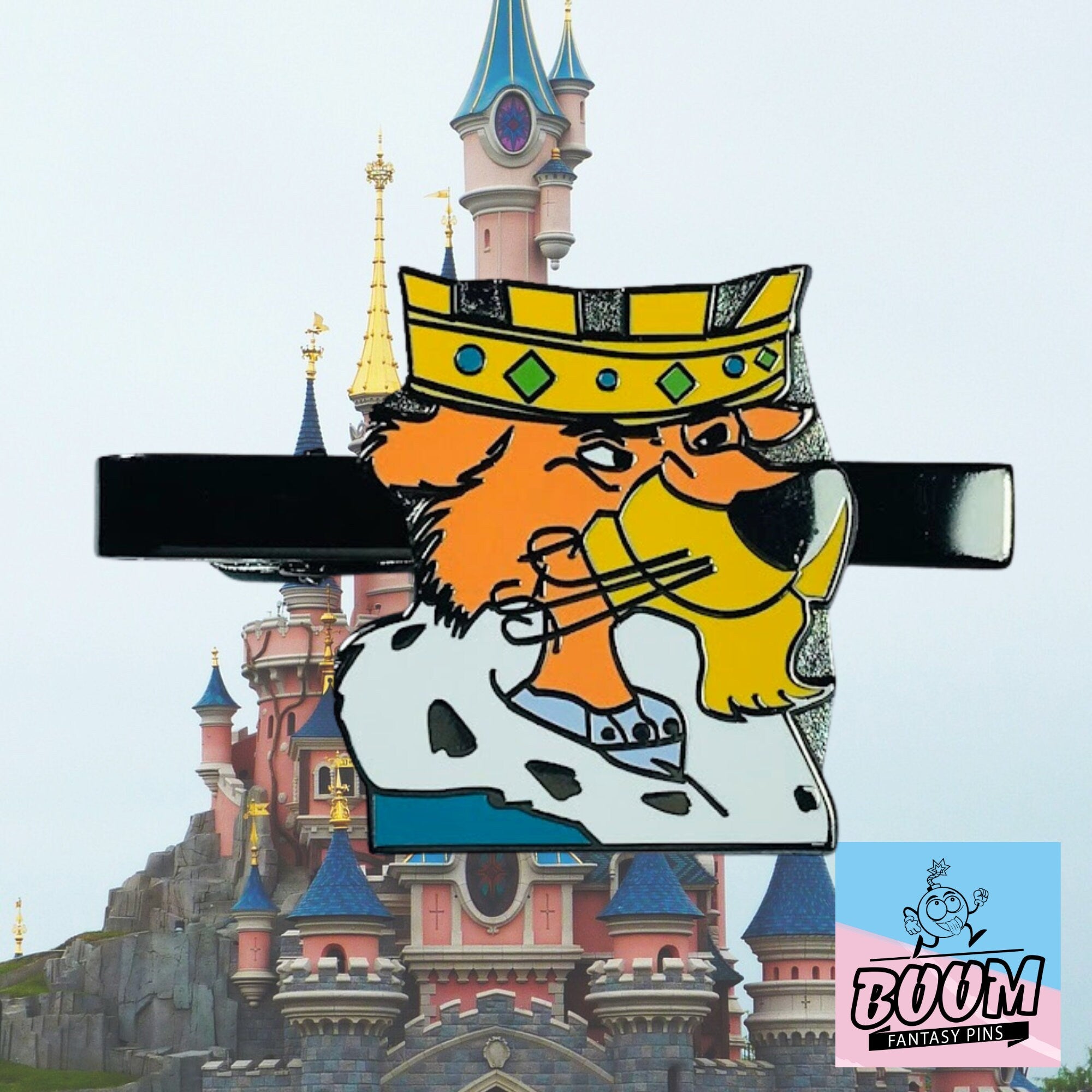Pinza de corbata – Príncipe Juan de Robin Hood – Fantasía Disney