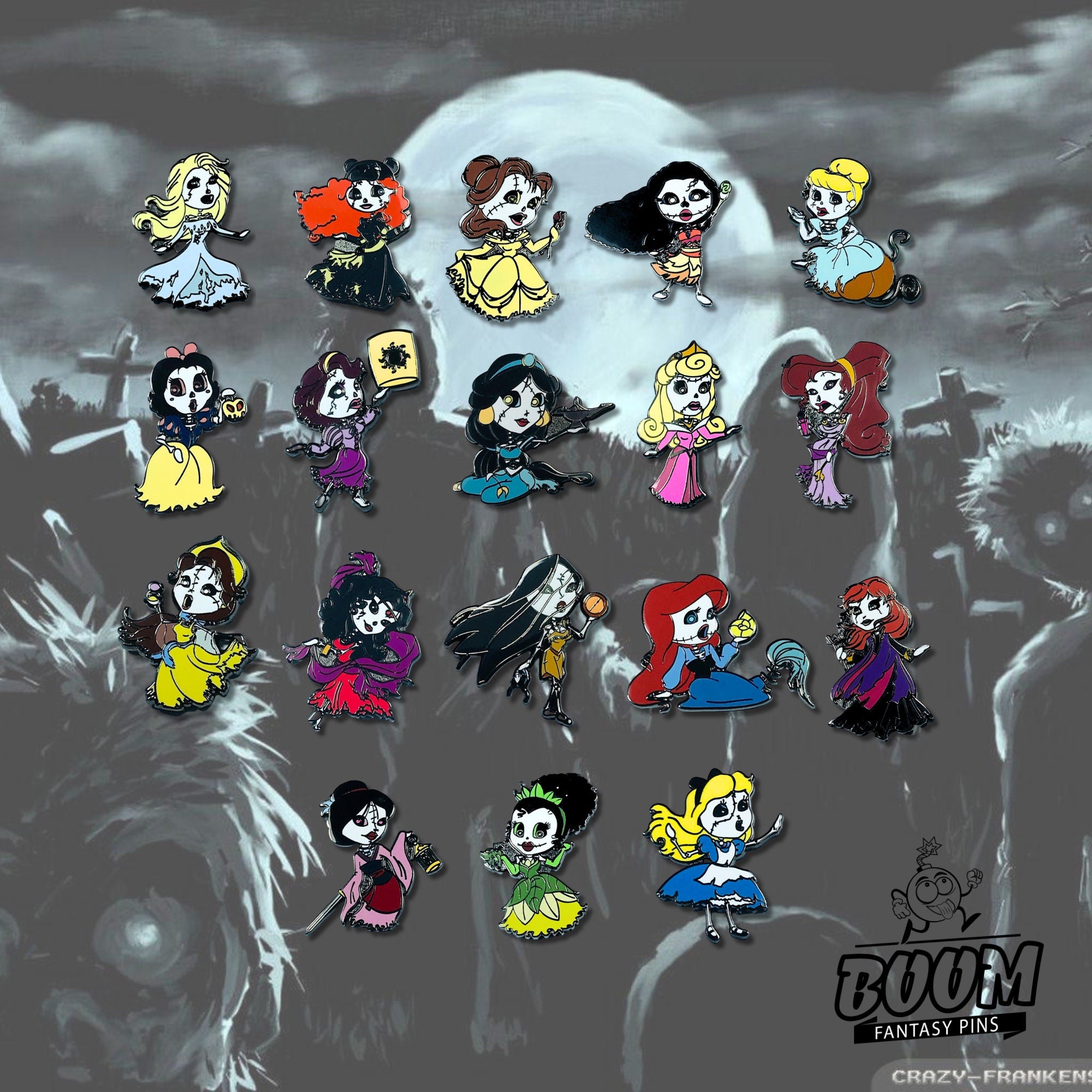 Pin – Mulan from Mulan – Disney Fantasy