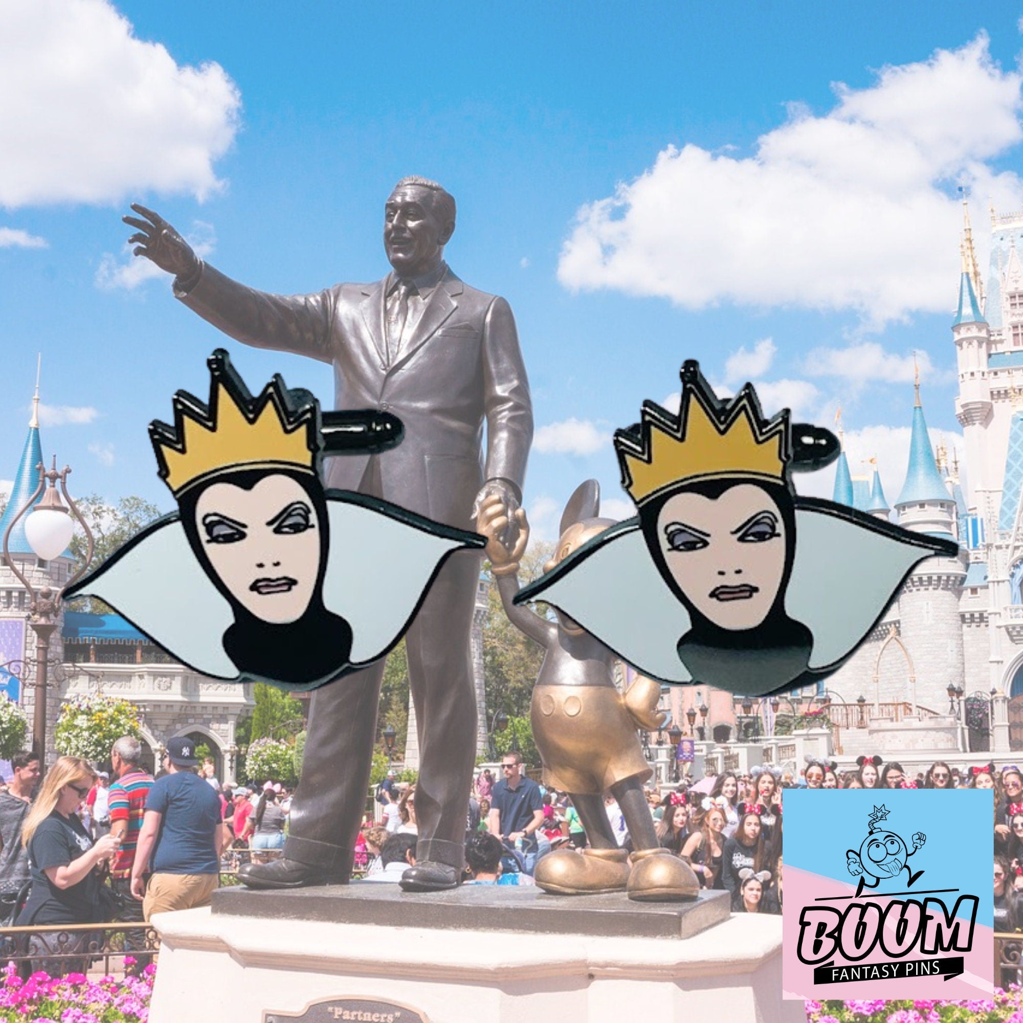 Boutons de manchette – La Méchante Reine de Blanche-Neige – Disney Fantasy