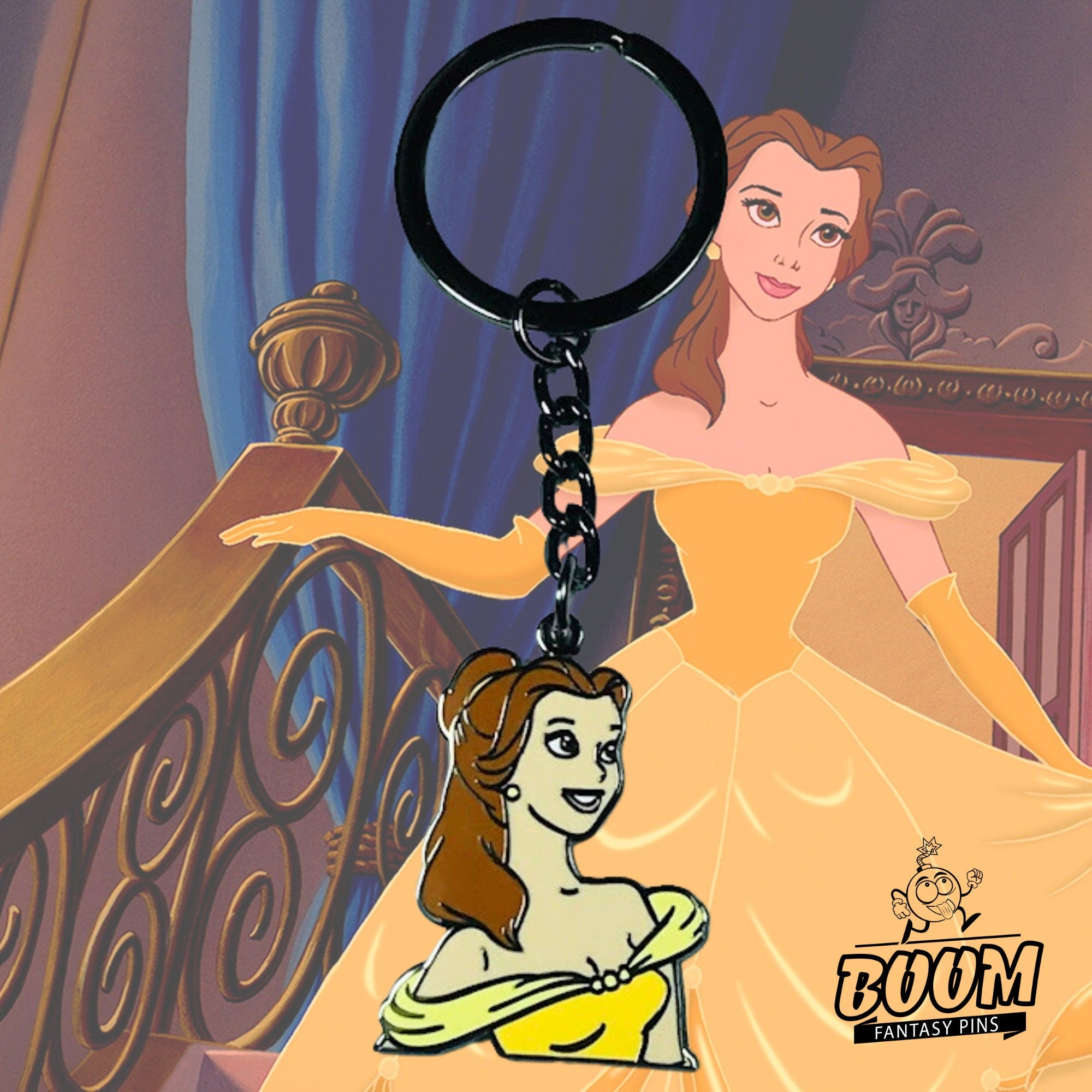 Porte-clés – Belle de La Belle et la Bête – Disney Fantasy