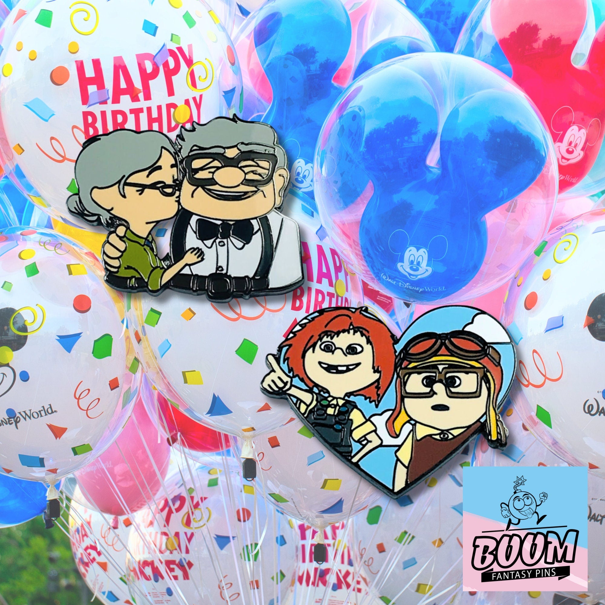 Pin – Carl Fredricksen y Ellie Fredricksen de Up – Disney Fantasy