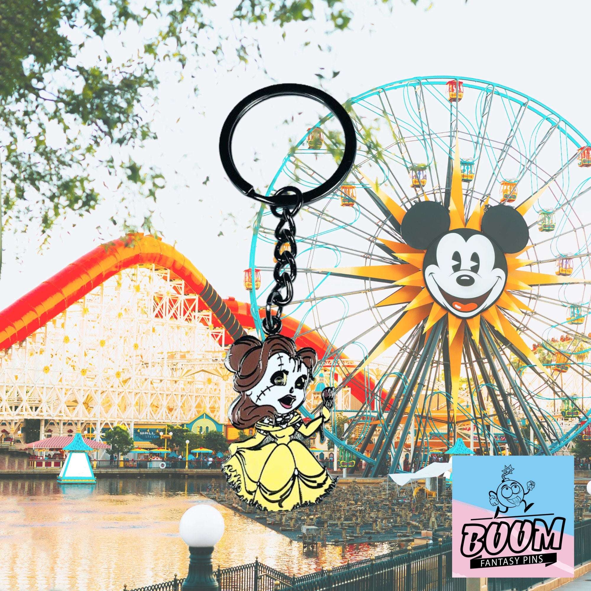 Porte-clés – Belle de La Belle et la Bête – Disney Fantasy