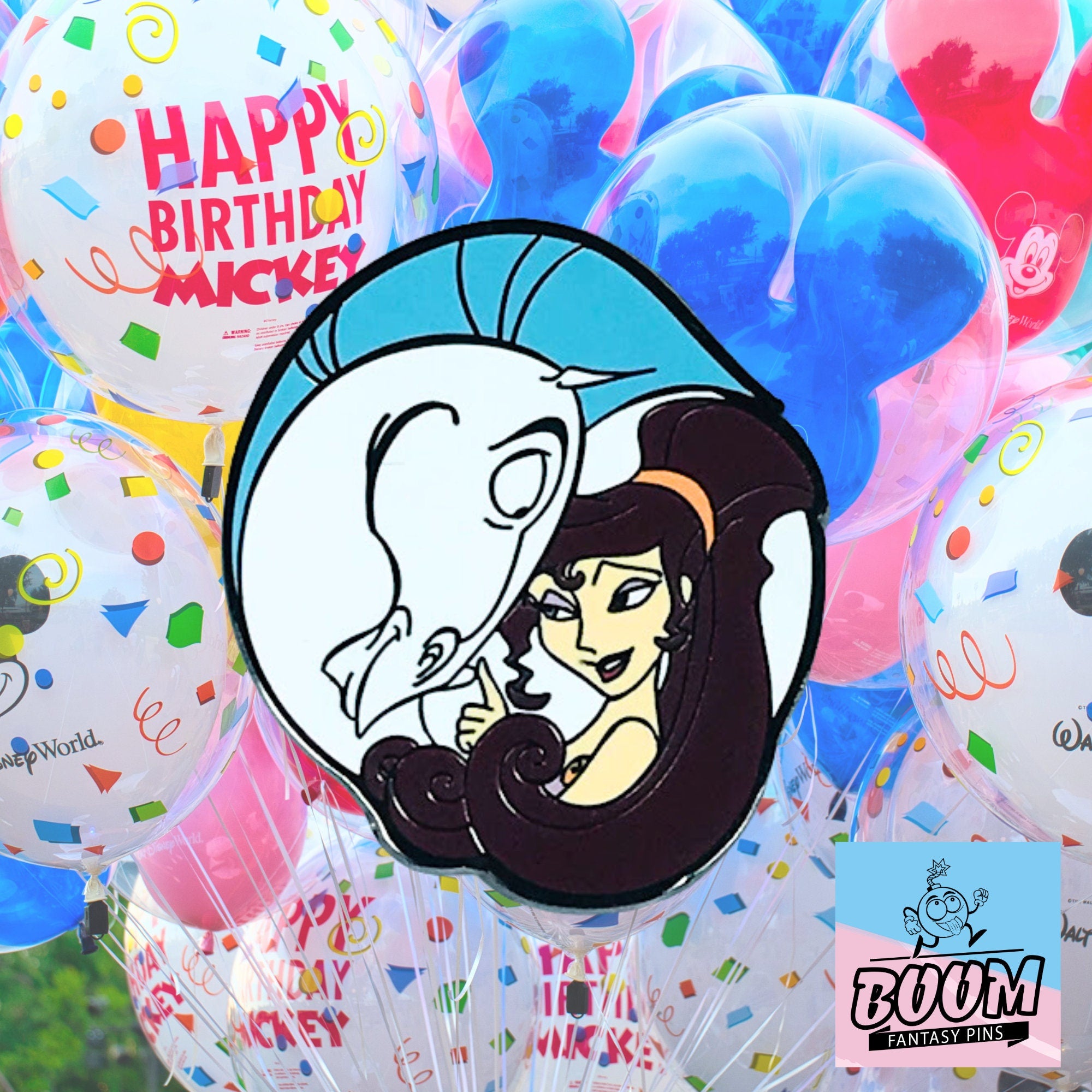 Pin's – Mégara et Pégase d'Hercule – Disney Fantasy