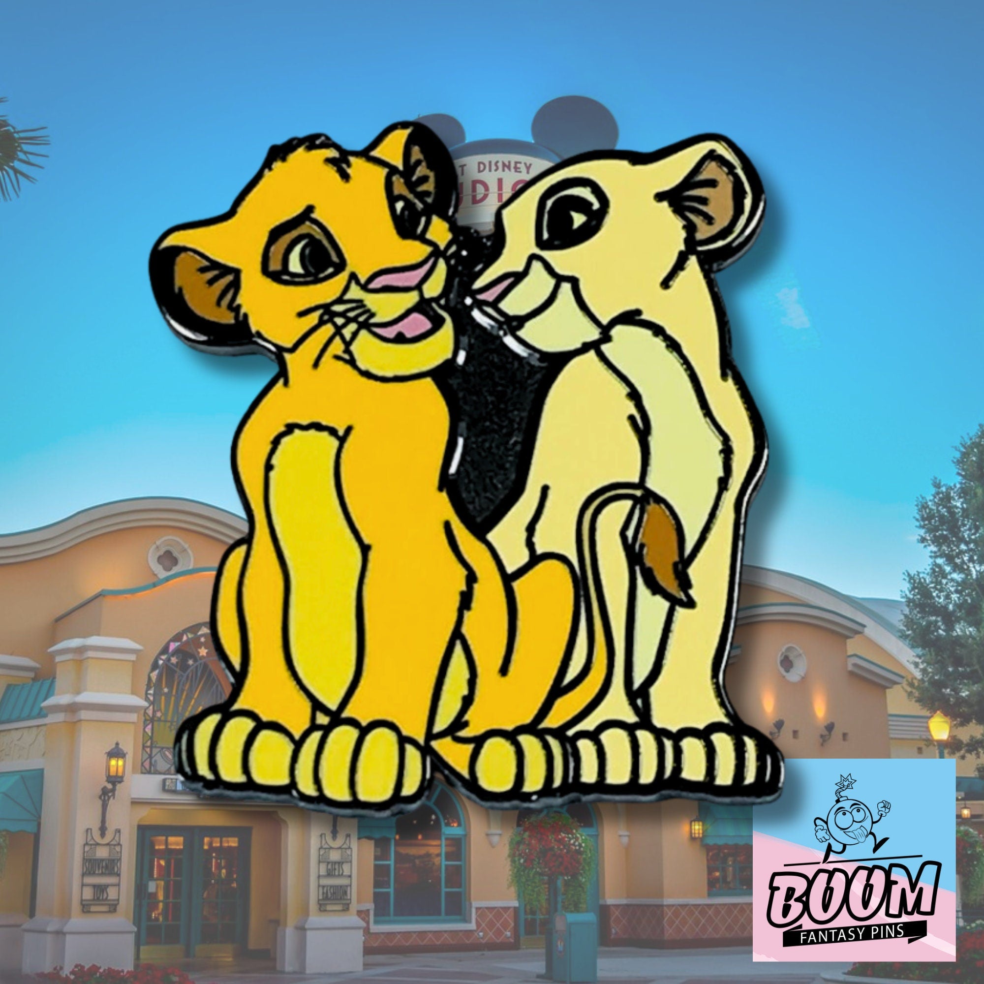 Pin – Simba y Nala de El Rey León – Disney Fantasy