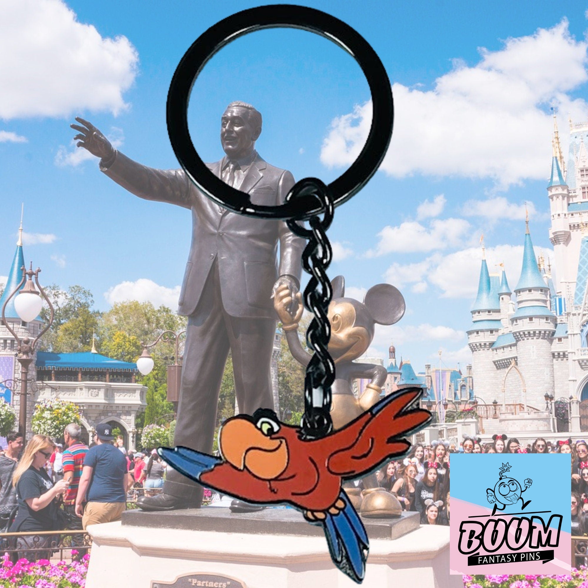 Porte-clés – Iago d'Aladdin – Disney Fantasy