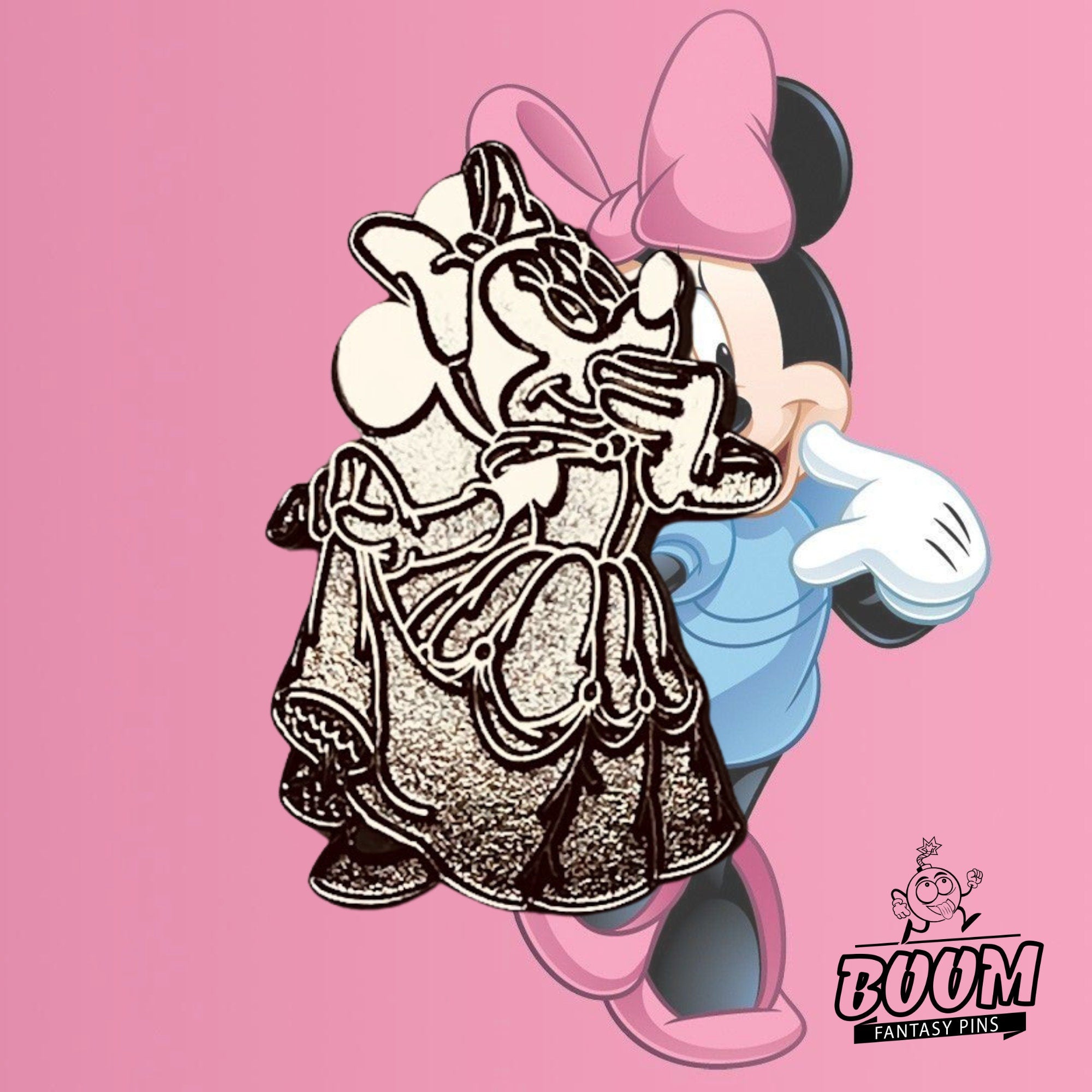 Pin's – Minnie Mouse en Belle de La Belle et la Bête – Disney Fantasy