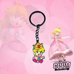 Keychain – Princess Peach from Super Mario Bros – Disney Fantasy