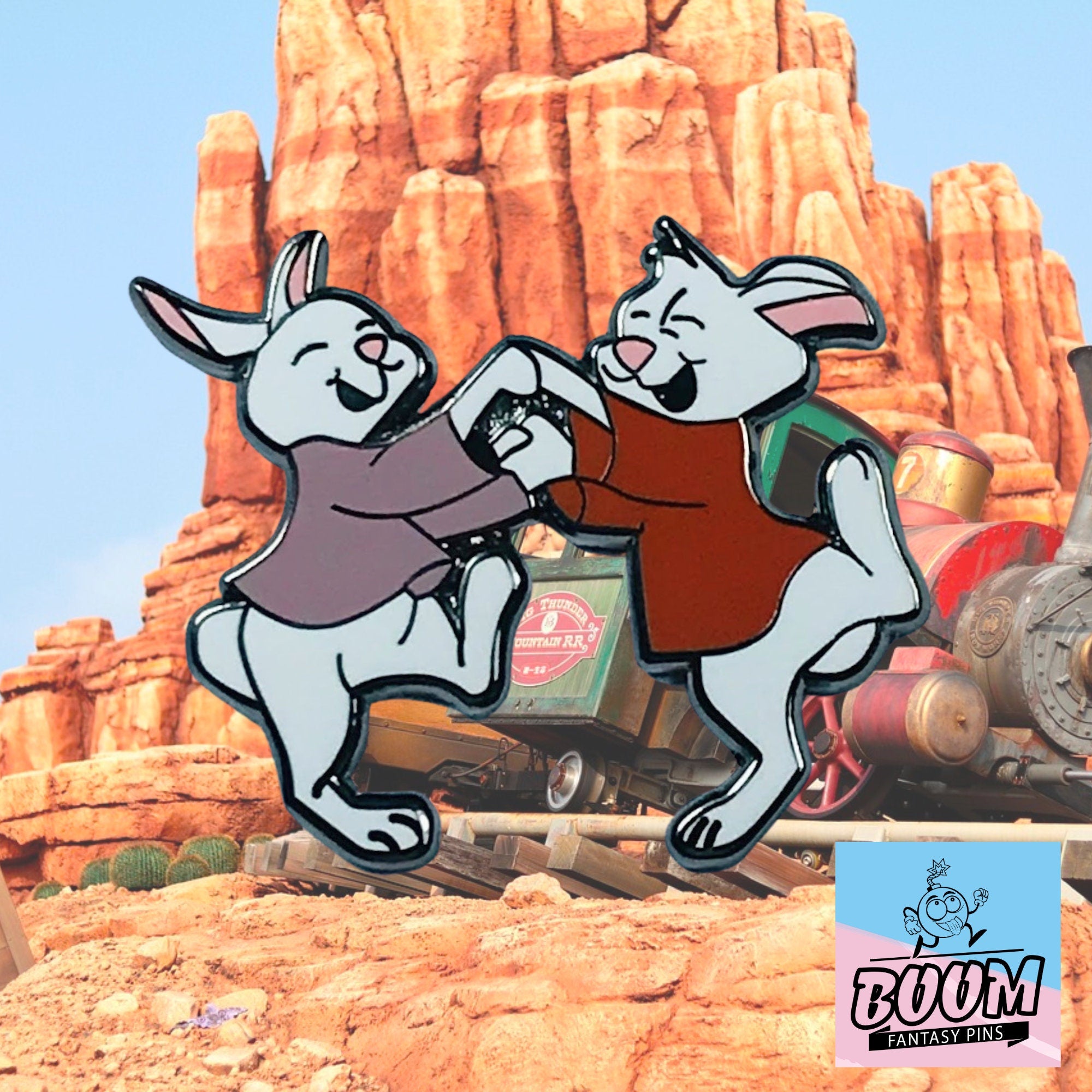 Pin's – Skippy et Sis Bunny de Robin des Bois – Disney Fantasy