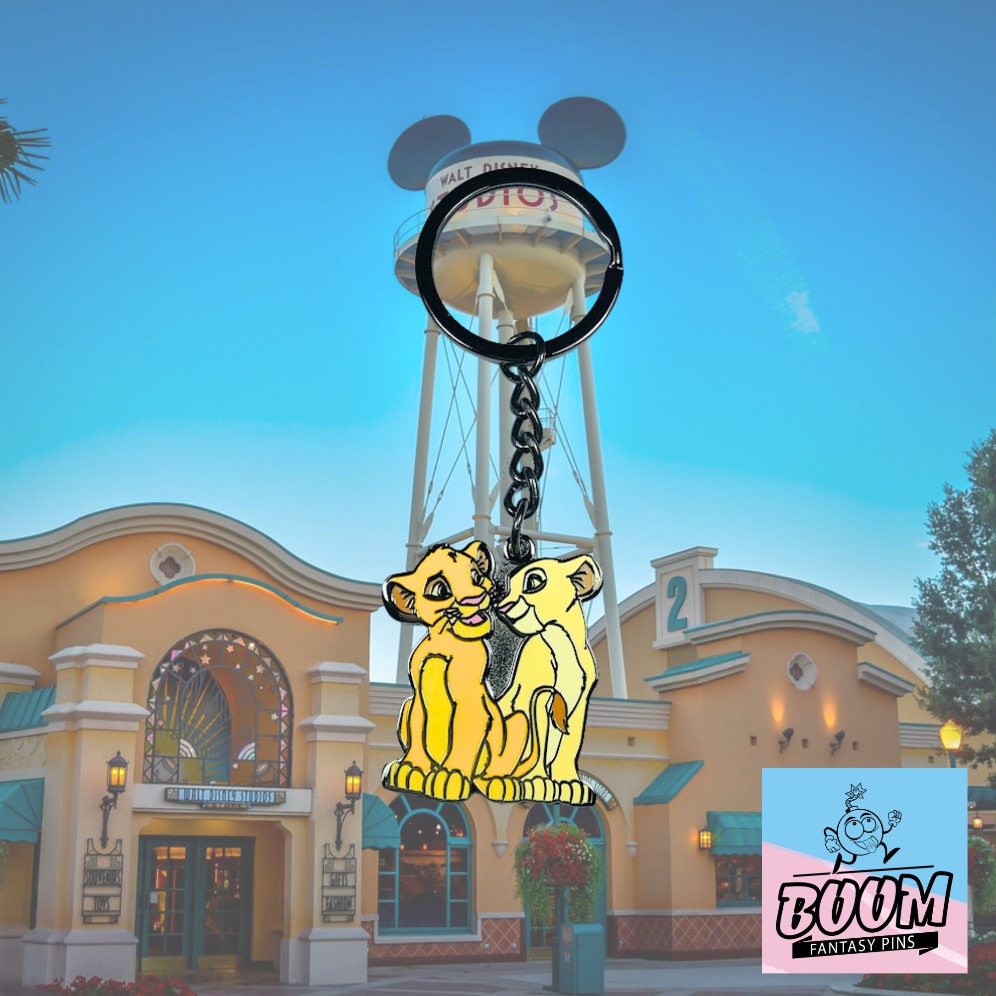 Llavero – Simba y Nala de El Rey León – Disney Fantasy