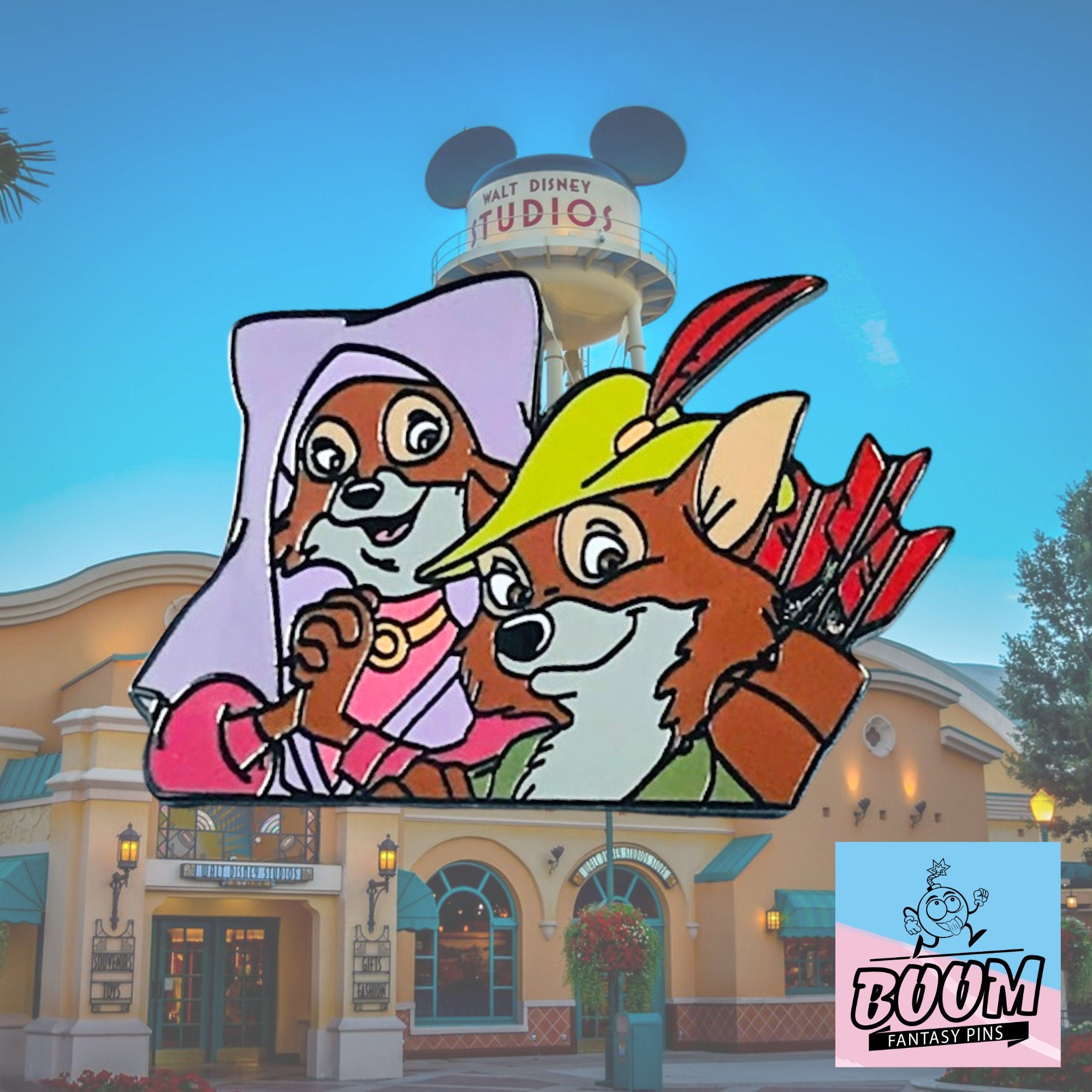 Pin – Lady Marian and Robin Hood from Robin Hood – Disney Fantasy