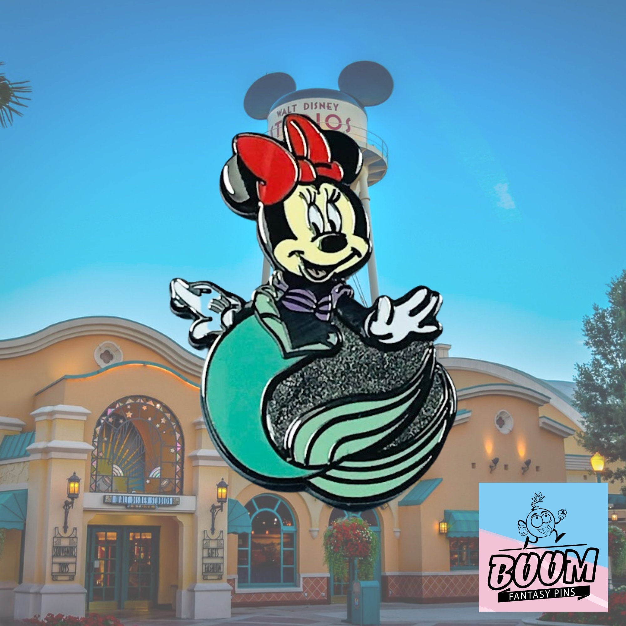 Pin's – Minnie Mouse en Ariel de La Petite Sirène – Disney Fantasy