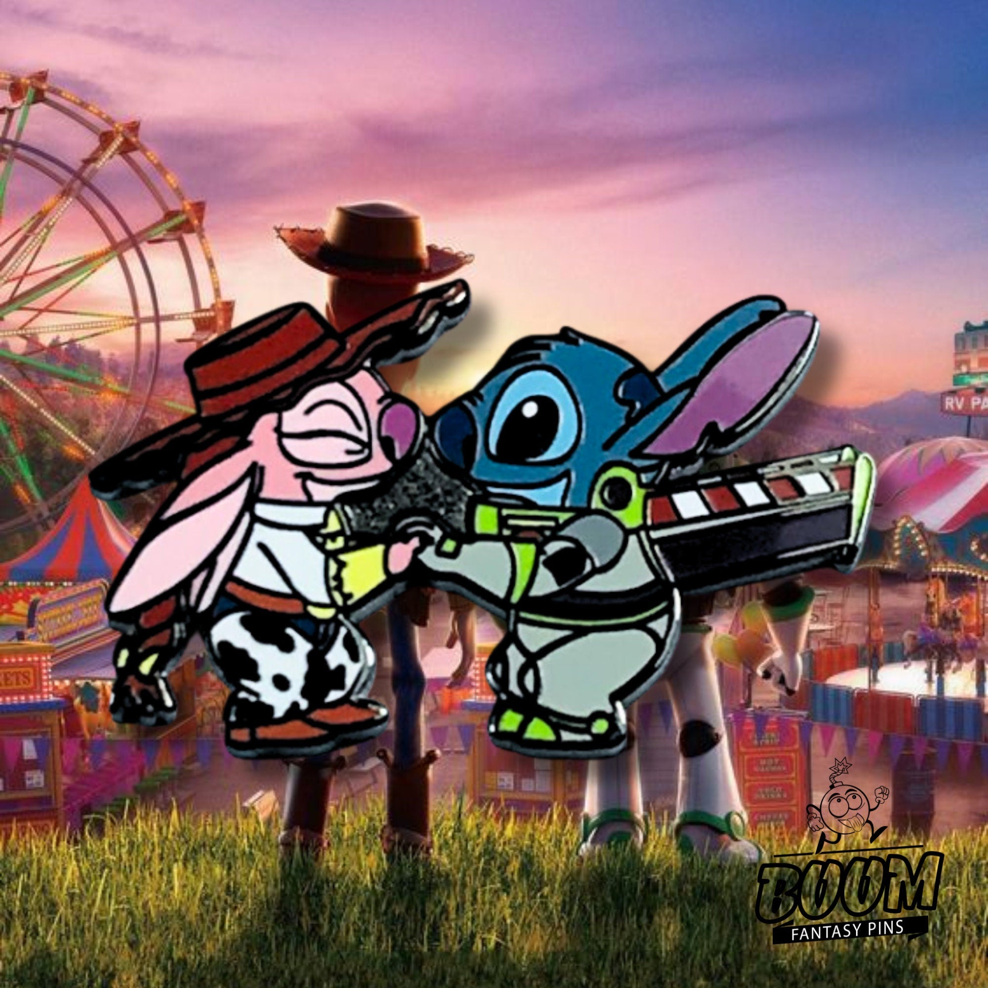 Épingle – Expérience 626 Stitch et Angel de Lilo et Stitch – Disney Fantasy