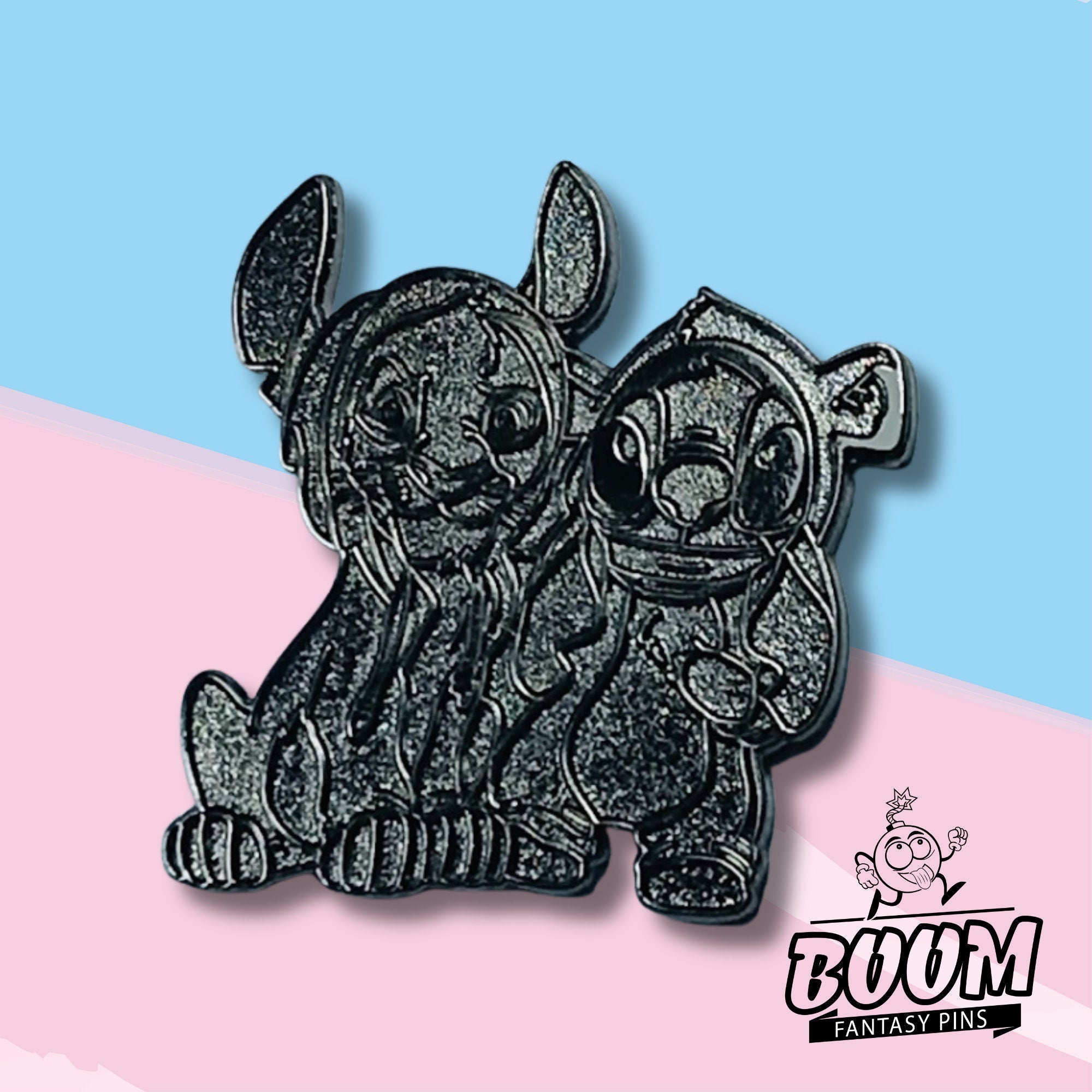 Pin's – Simba du Roi Lion et Stitch de Lilo &amp; Stitch – Disney Fantasy