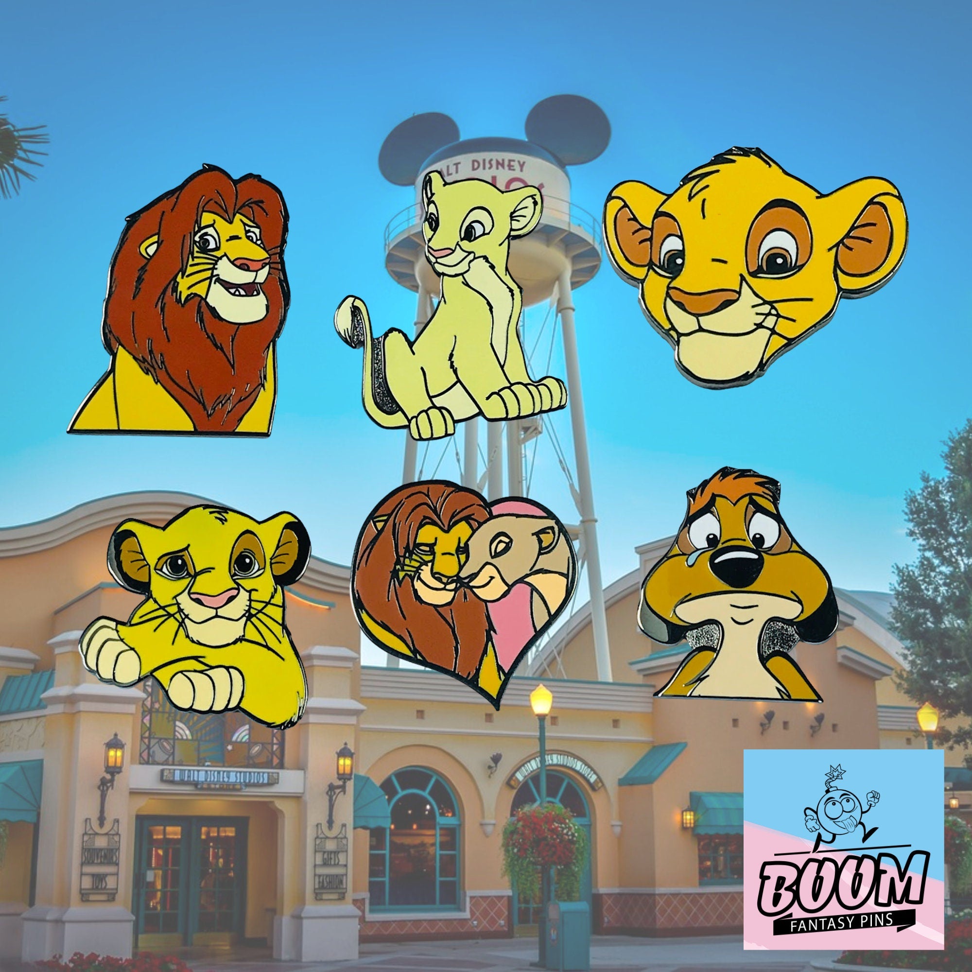 Pin – Kiara Pumba y Simba de El Rey León – Disney Fantasy