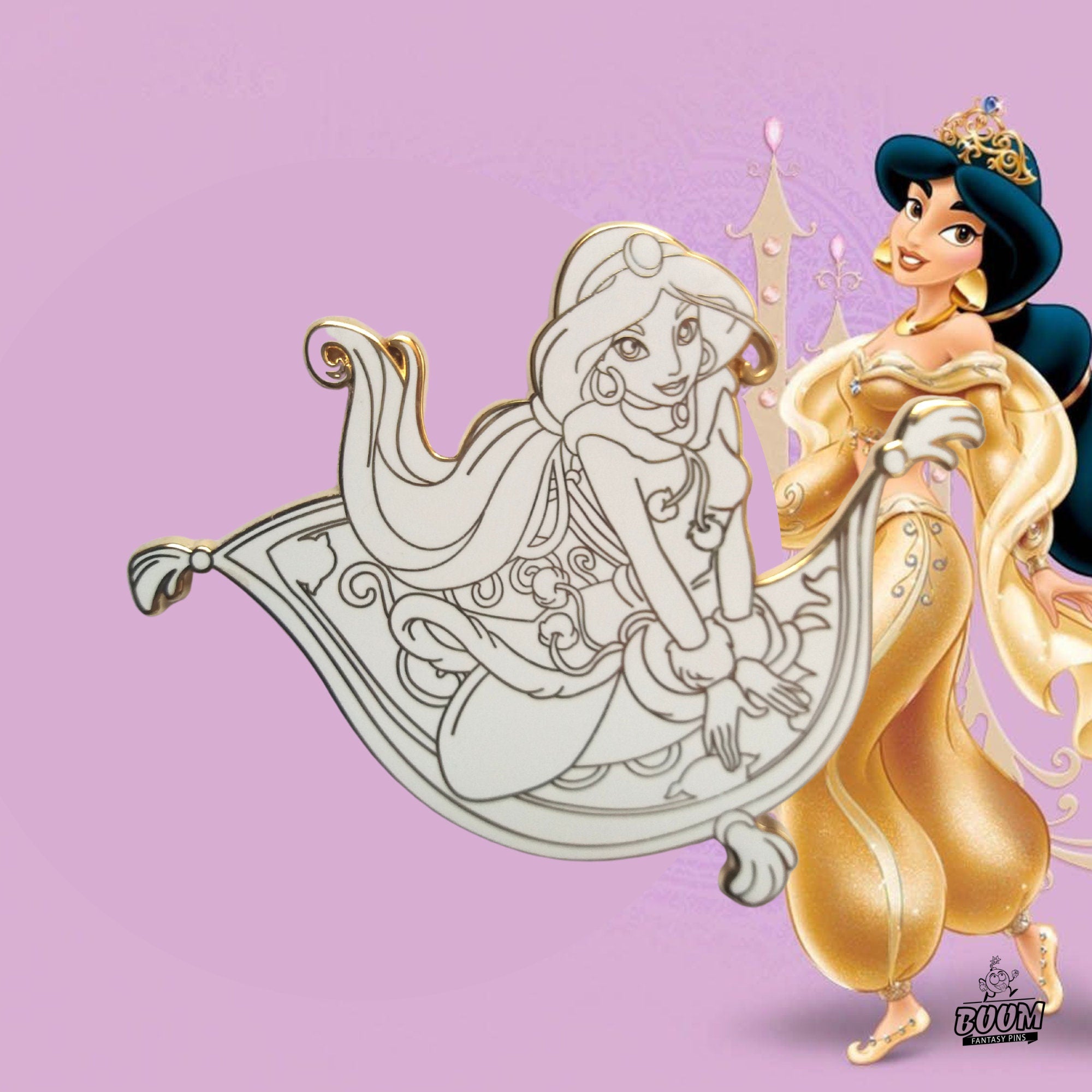 Pin's – Princesse Jasmine d'Aladdin – Disney Fantasy