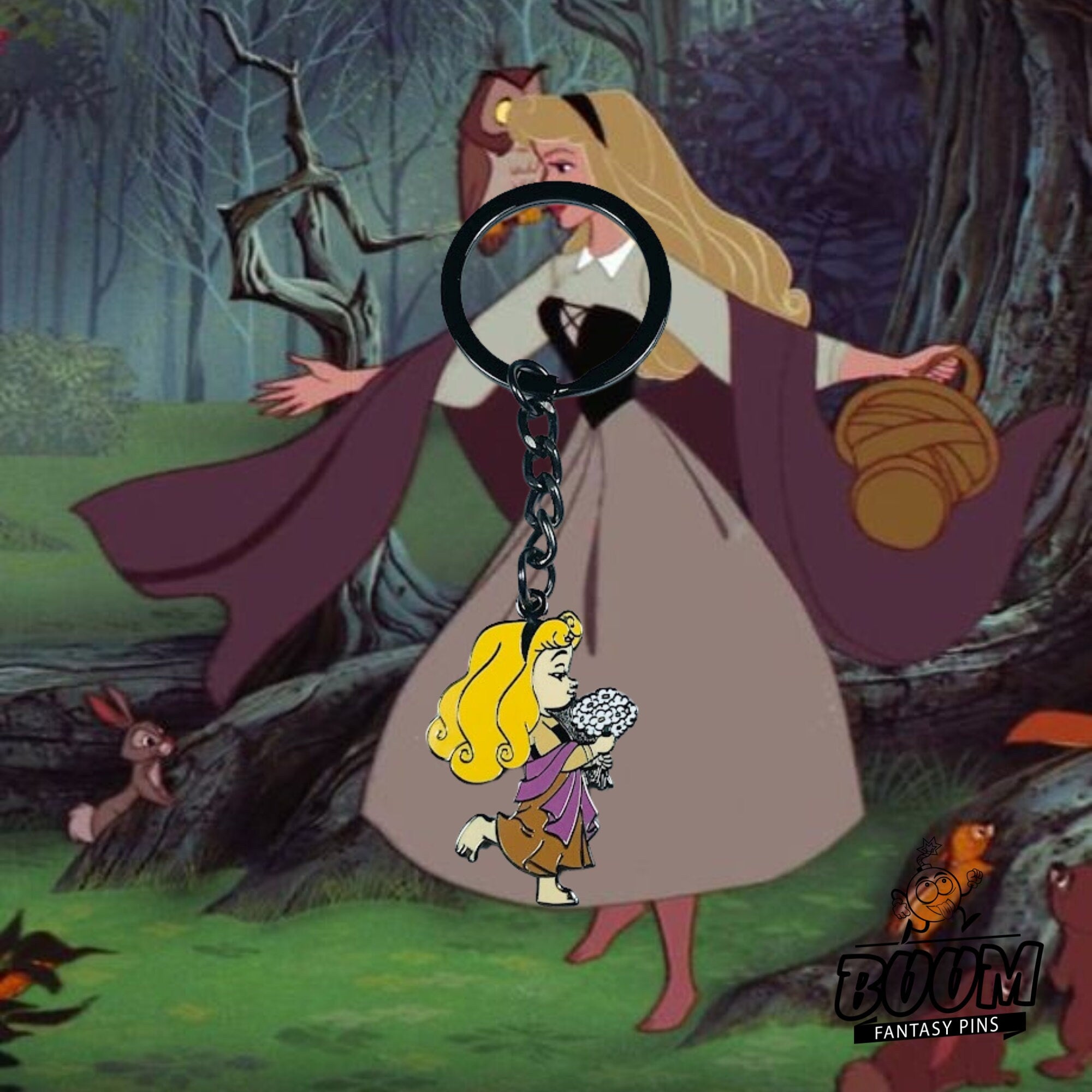 Porte-clés – Aurore enfant de La Belle au bois dormant – Disney Fantasy
