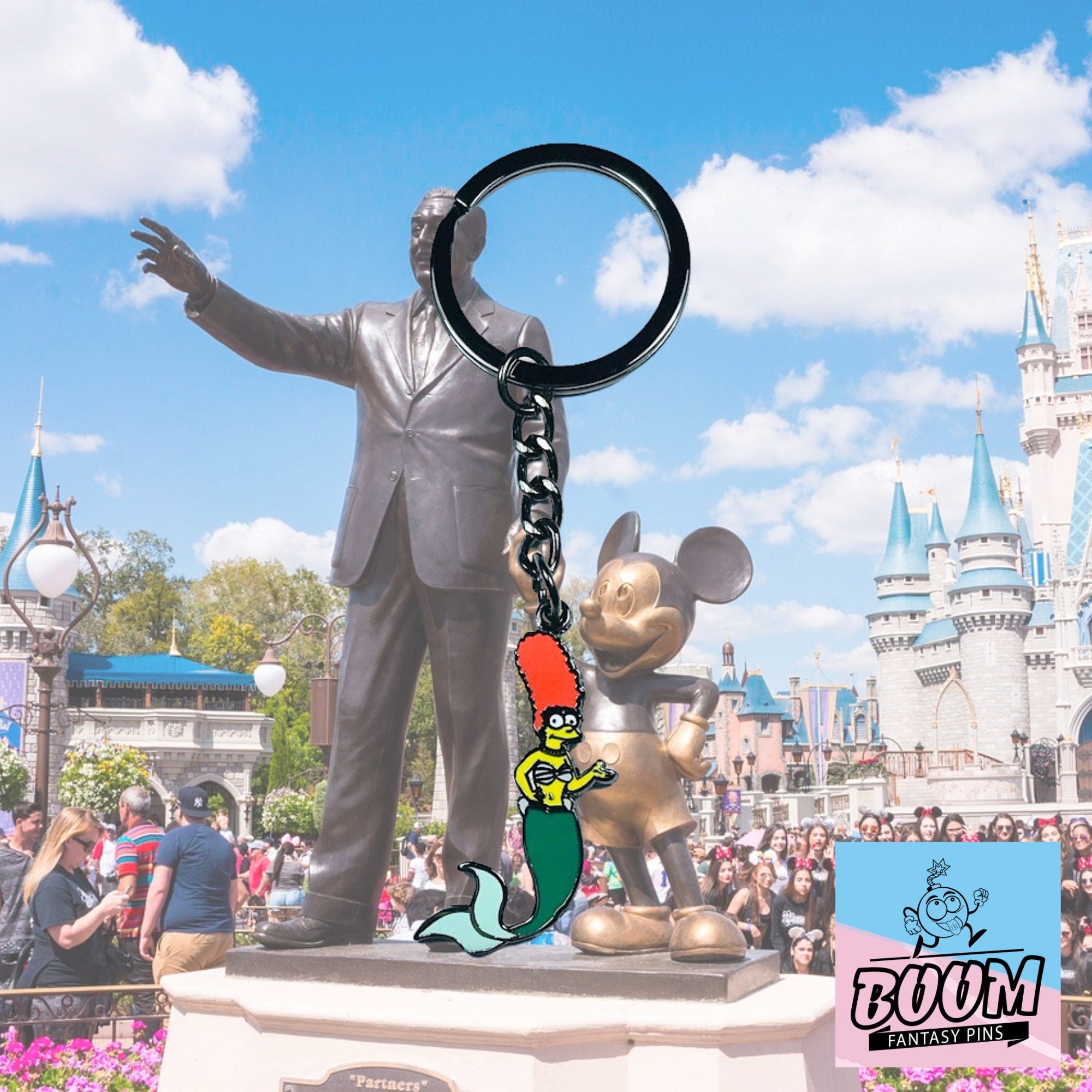 Porte-clés – Marge Simpson des Simpson – Disney Fantasy