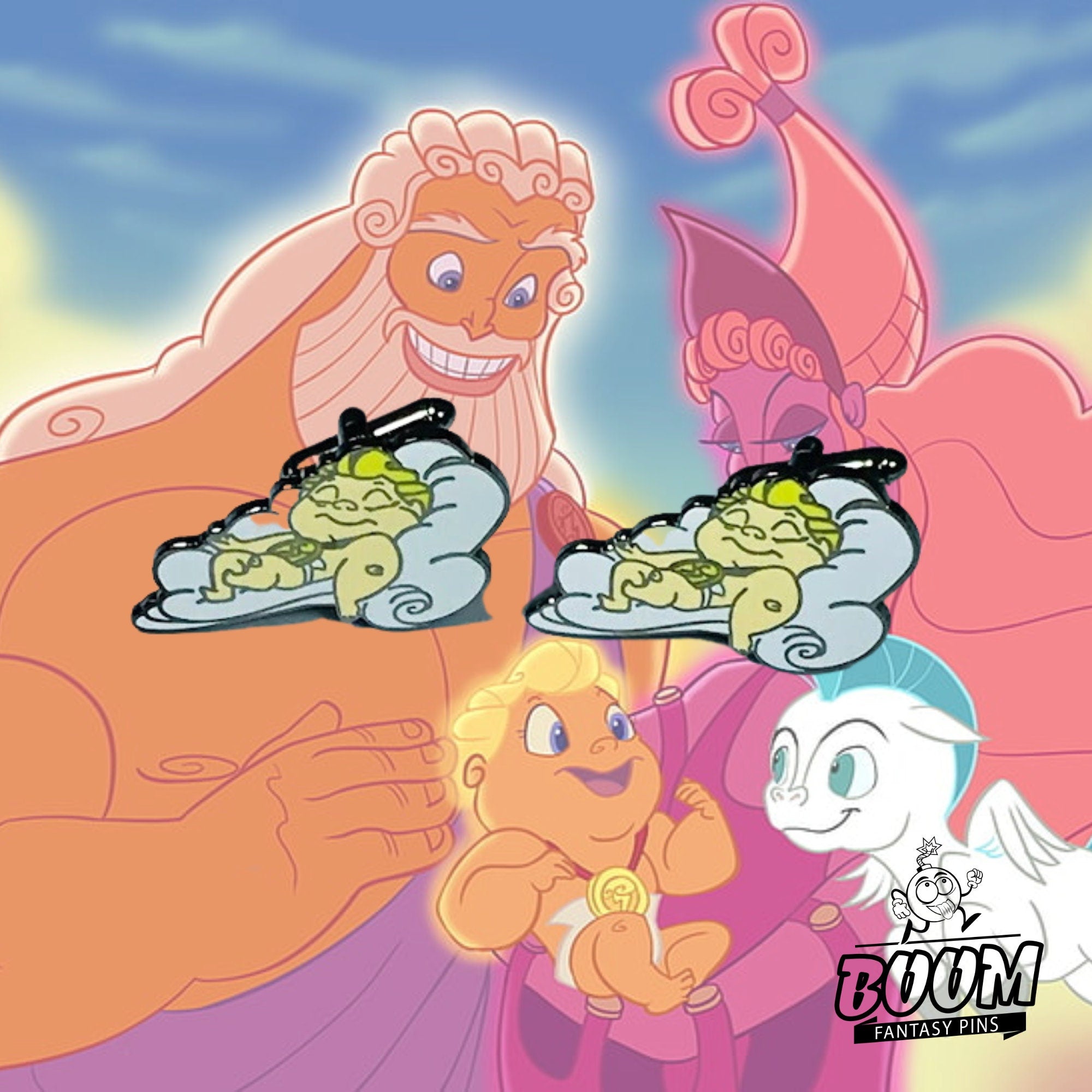 Boutons de manchette – Zeus, le garçon d'Hercule – Disney Fantasy