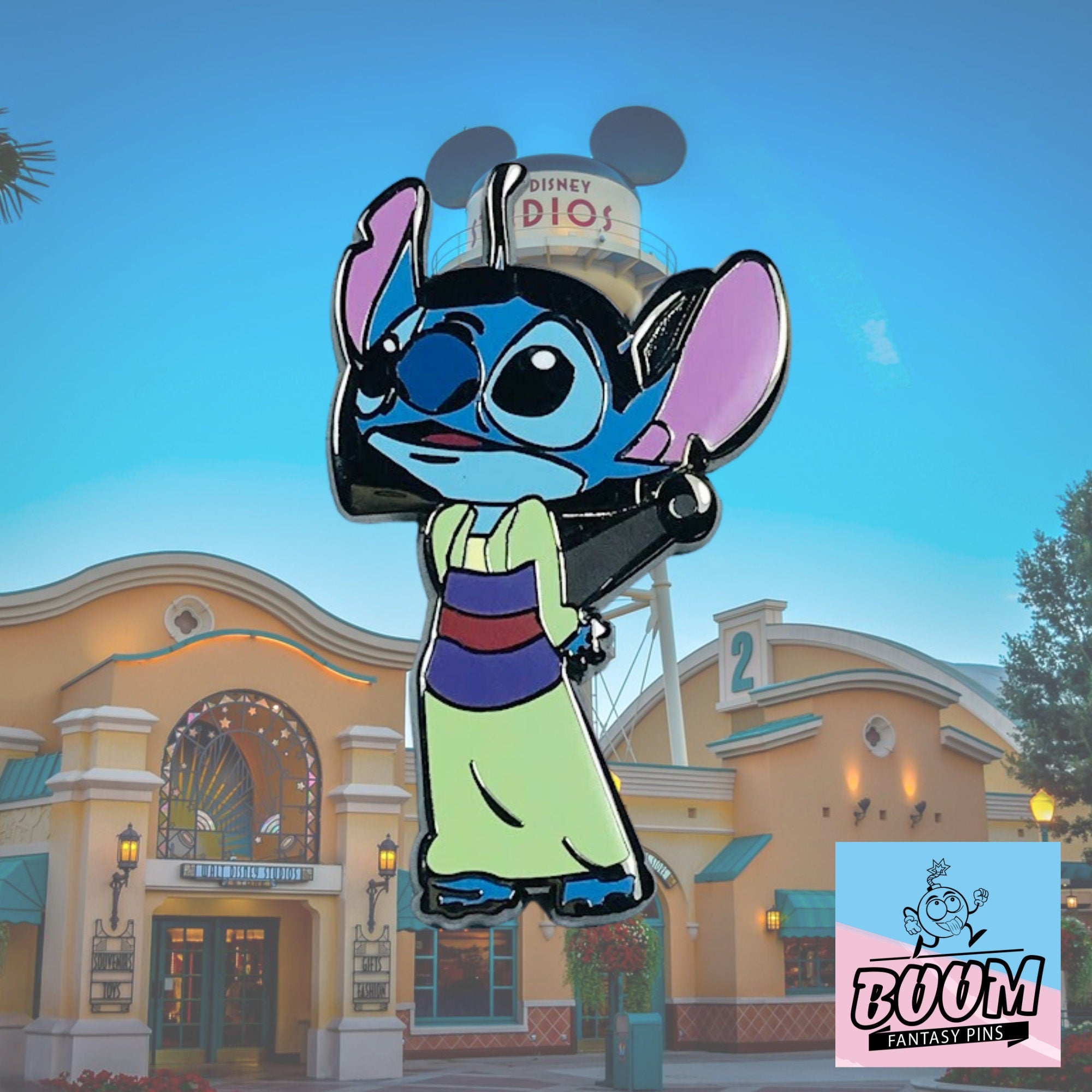 Pin's – Stitch en Mulan de Lilo &amp; Stitch – Disney Fantasy