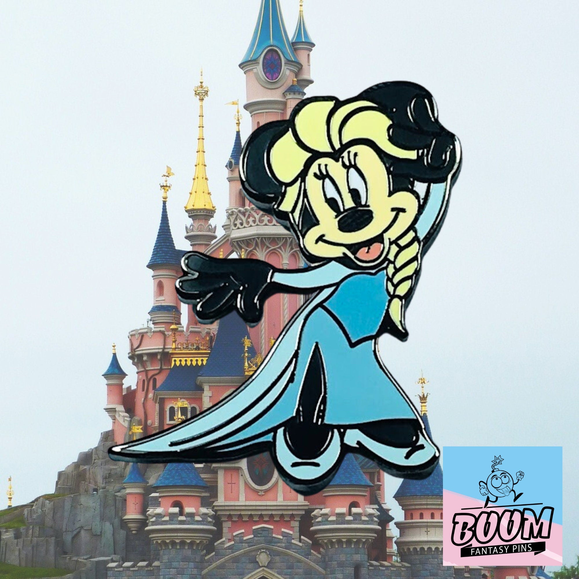 Pin – Minnie Mouse como Elsa de Frozen – Disney Fantasy