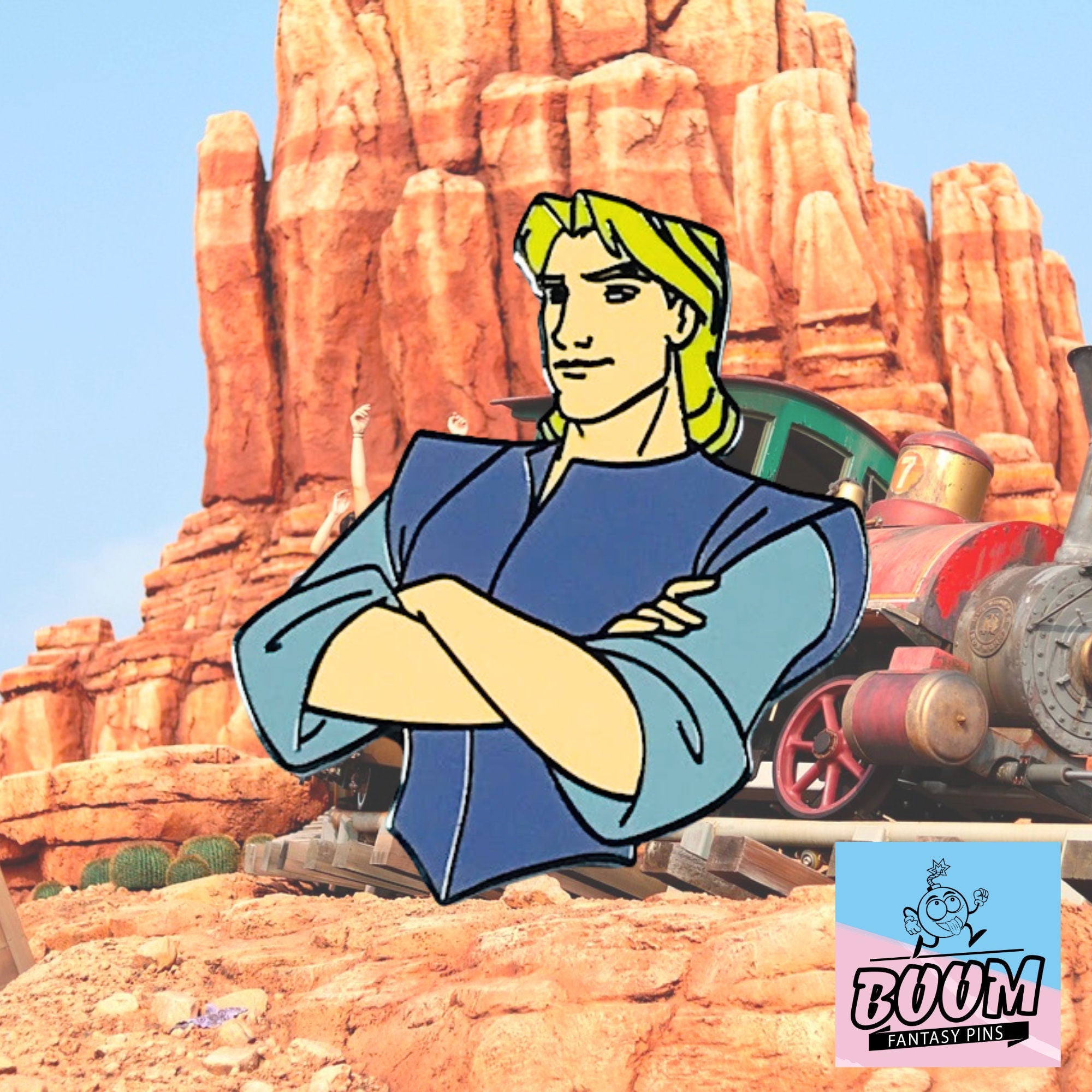 Épinglette – Capitaine John Smith de Pocahontas – Disney Fantasy