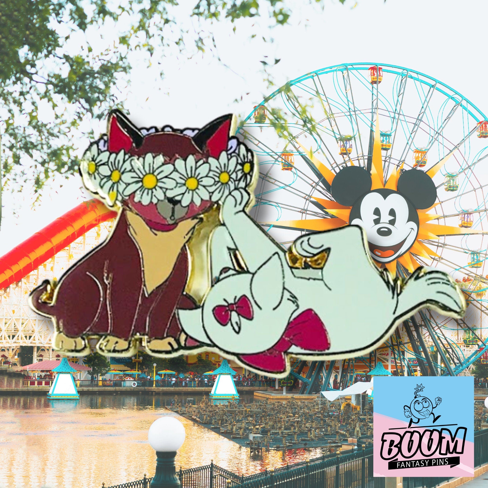 Pin's – Dinah et Marie des Aristochats – Disney Fantasy