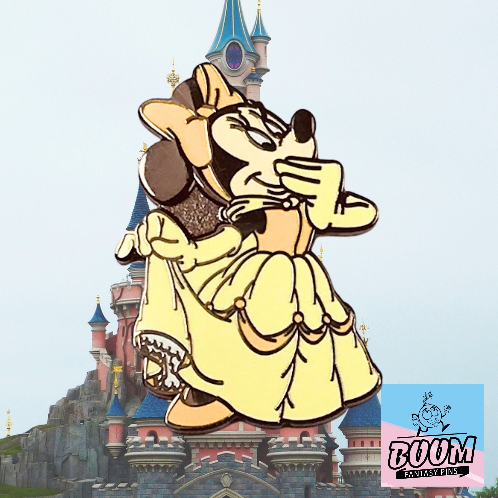 Pin – Minnie Mouse como Bella de La Bella y la Bestia – Disney Fantasy