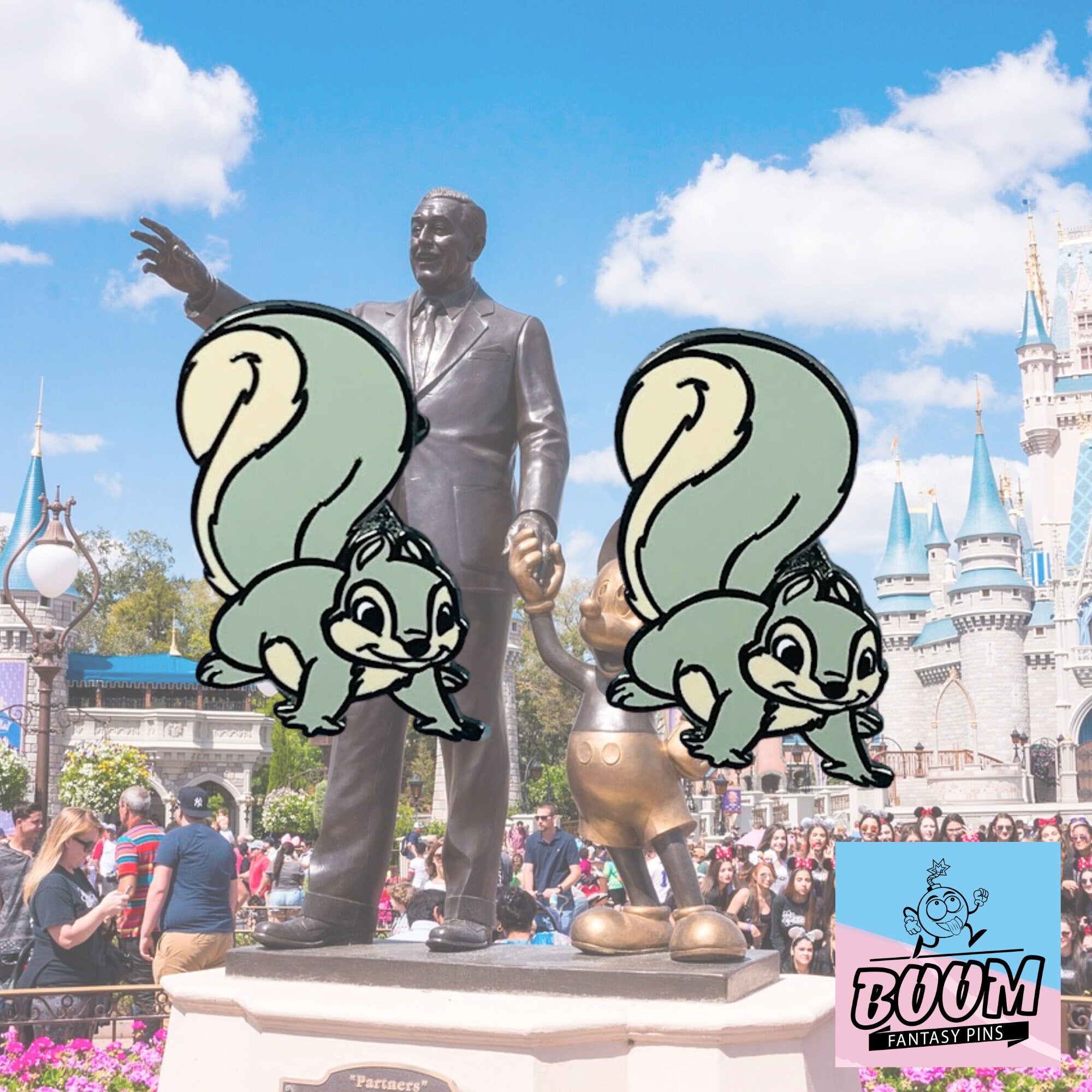 Gemelos – Ardilla Gris de Bambi – Disney Fantasy