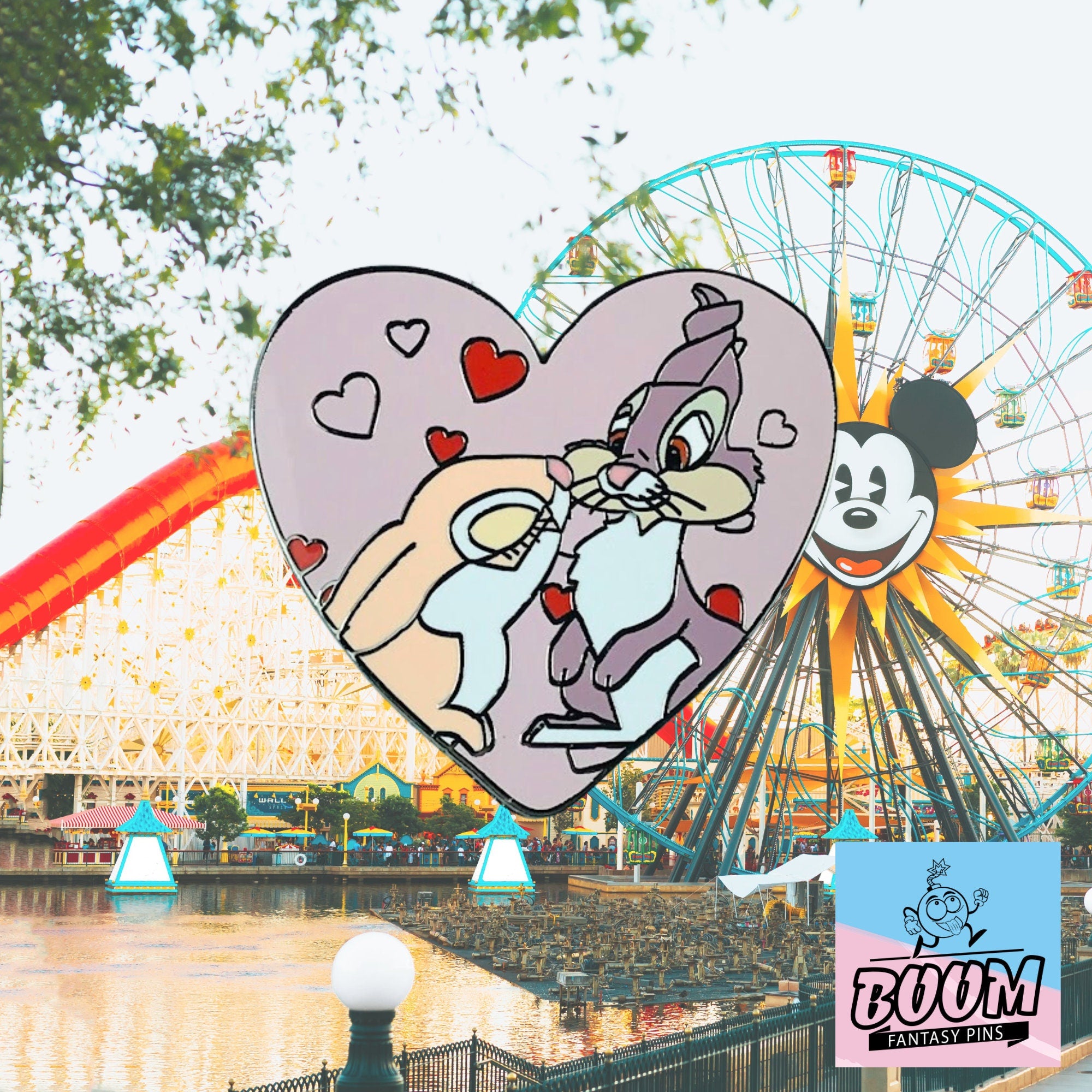 Pin's – Panpan et Miss Bunny de Bambi – Disney Fantasy