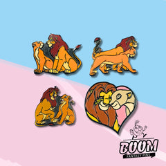 Pin – Simba y Nala de El Rey León – Disney Fantasy