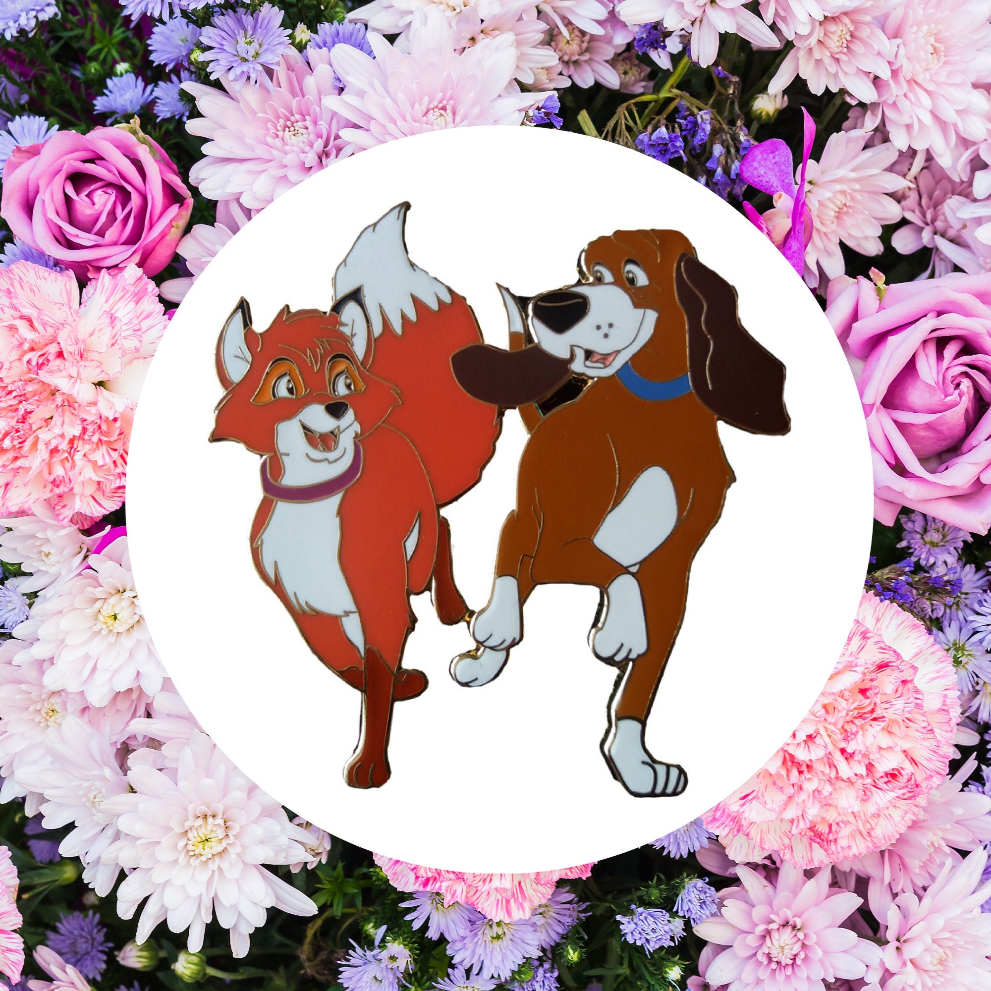 Pin's – Tod et Toby du film Rox et Rouky – Disney Fantasy