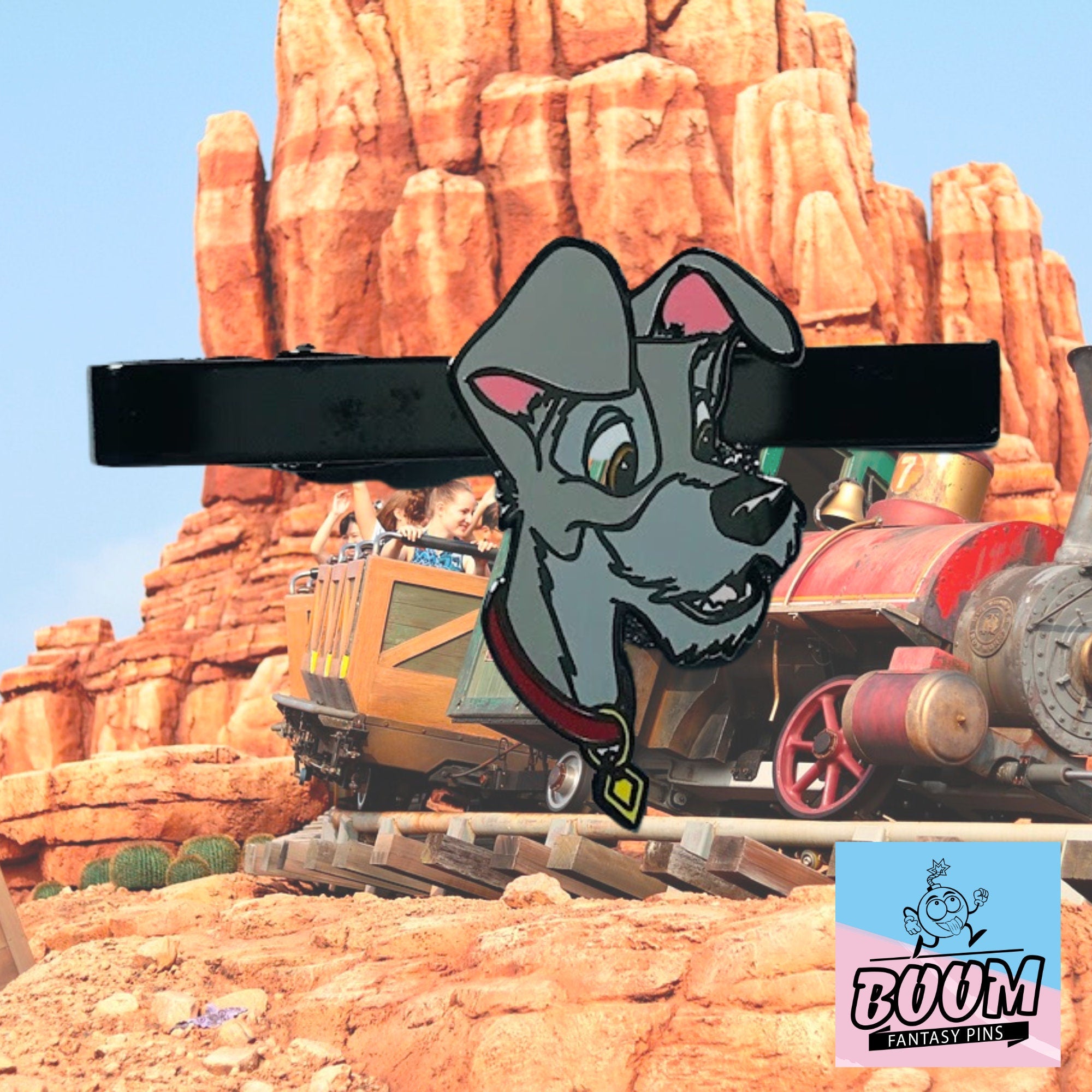 Tie Clip – Tramp from Lady and the Tramp – Disney Fantasy