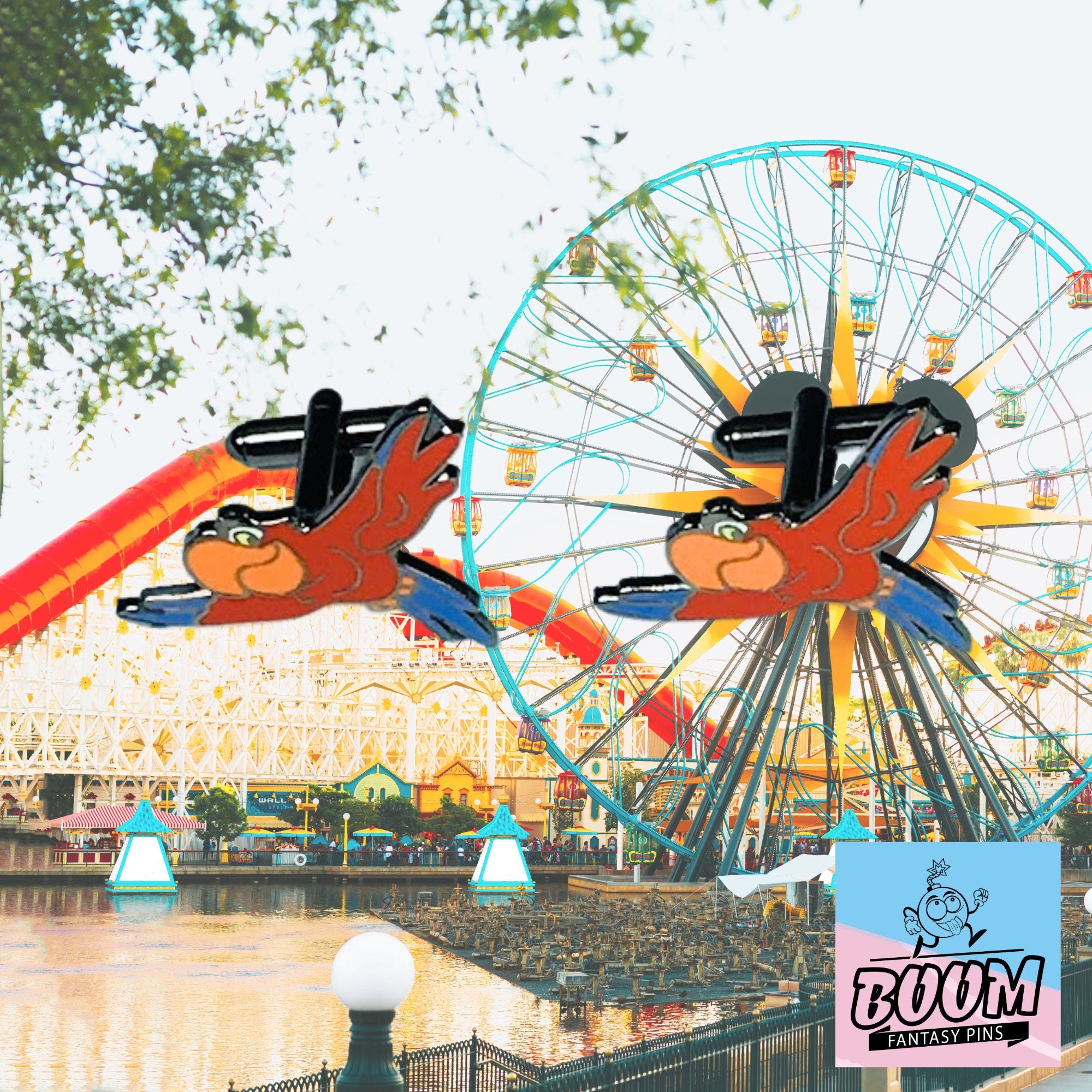 Boutons de manchette – Iago d'Aladdin – Disney Fantasy