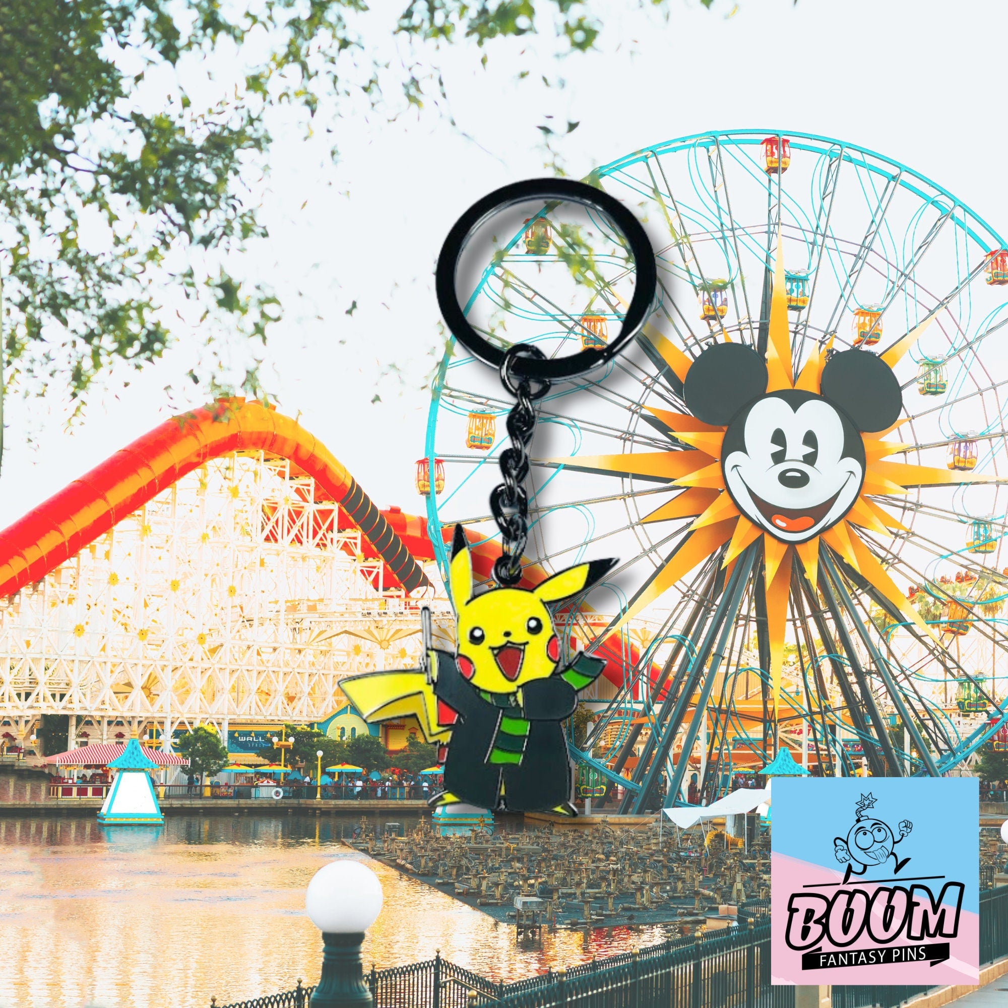 Llavero – Pikachu de Pokémon y Harry Potter – Disney Fantasy