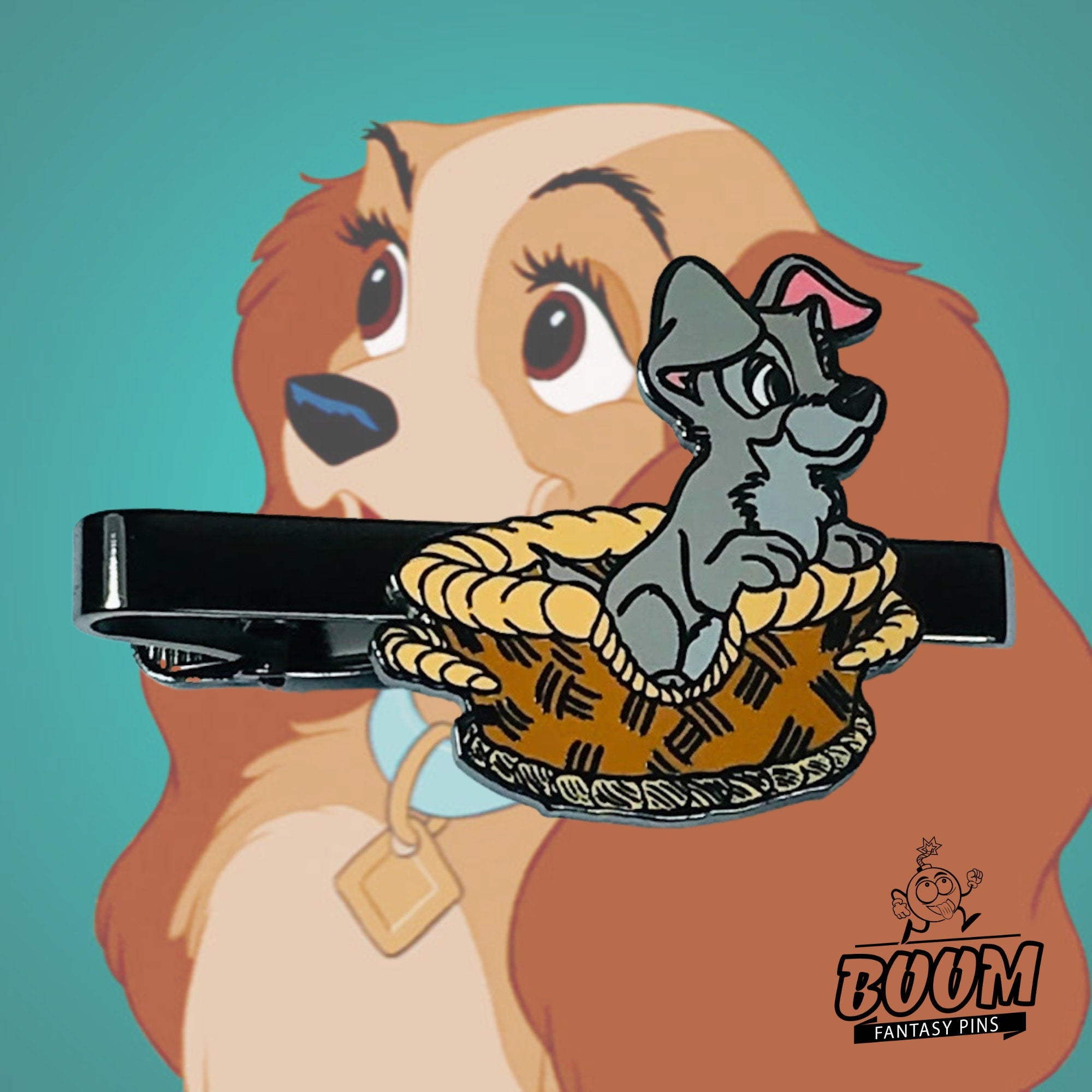 Tie Clip – Tramp from Lady and the Tramp – Disney Fantasy