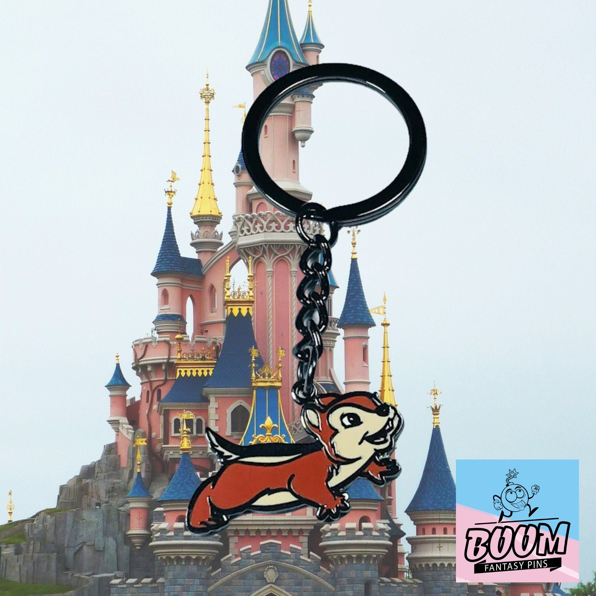 Llavero – Chip y Dale de Bambi – Disney Fantasy