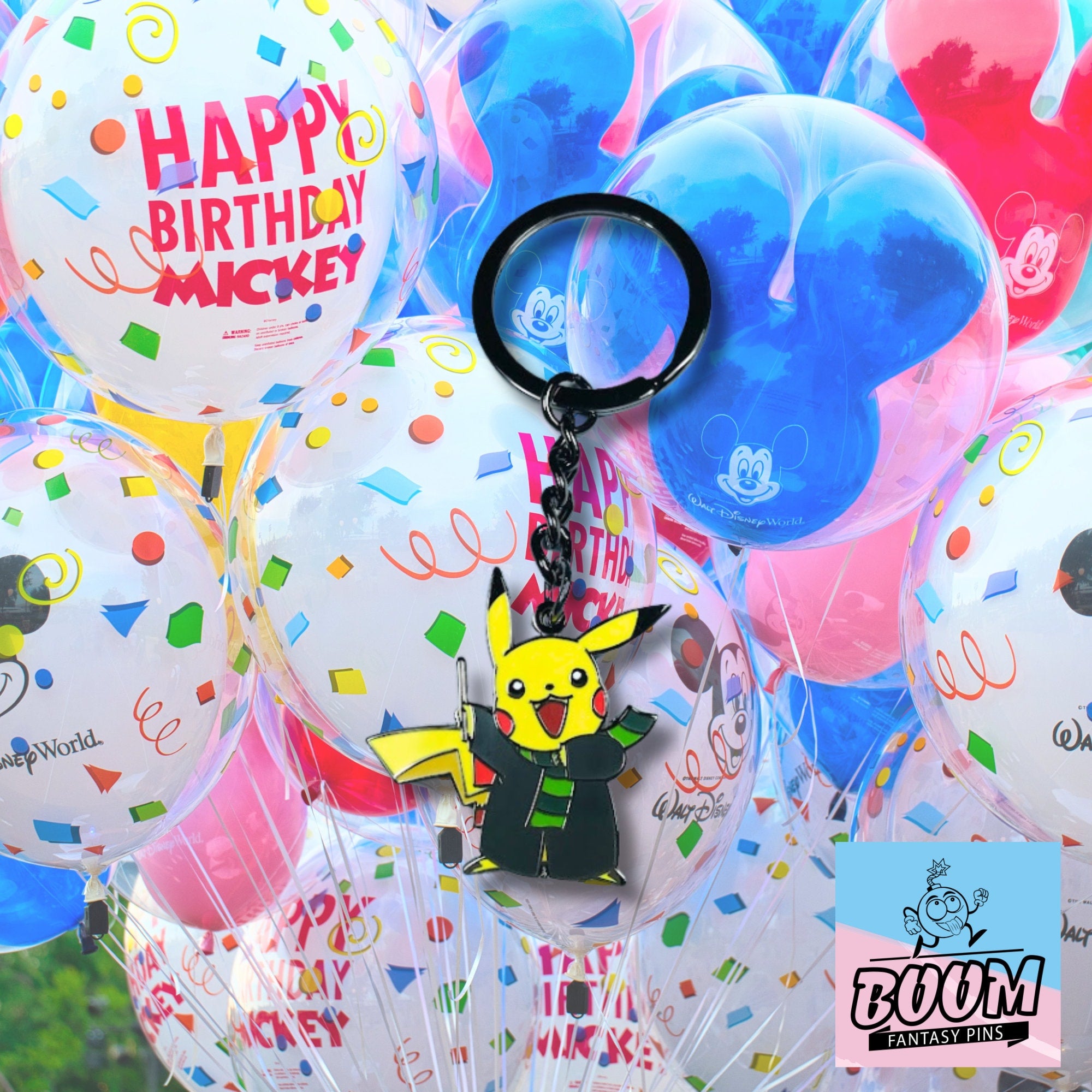 Llavero – Pikachu de Pokémon y Harry Potter – Disney Fantasy