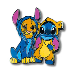 Pin – Simba de El Rey León y Stitch de Lilo &amp; Stitch – Disney Fantasy