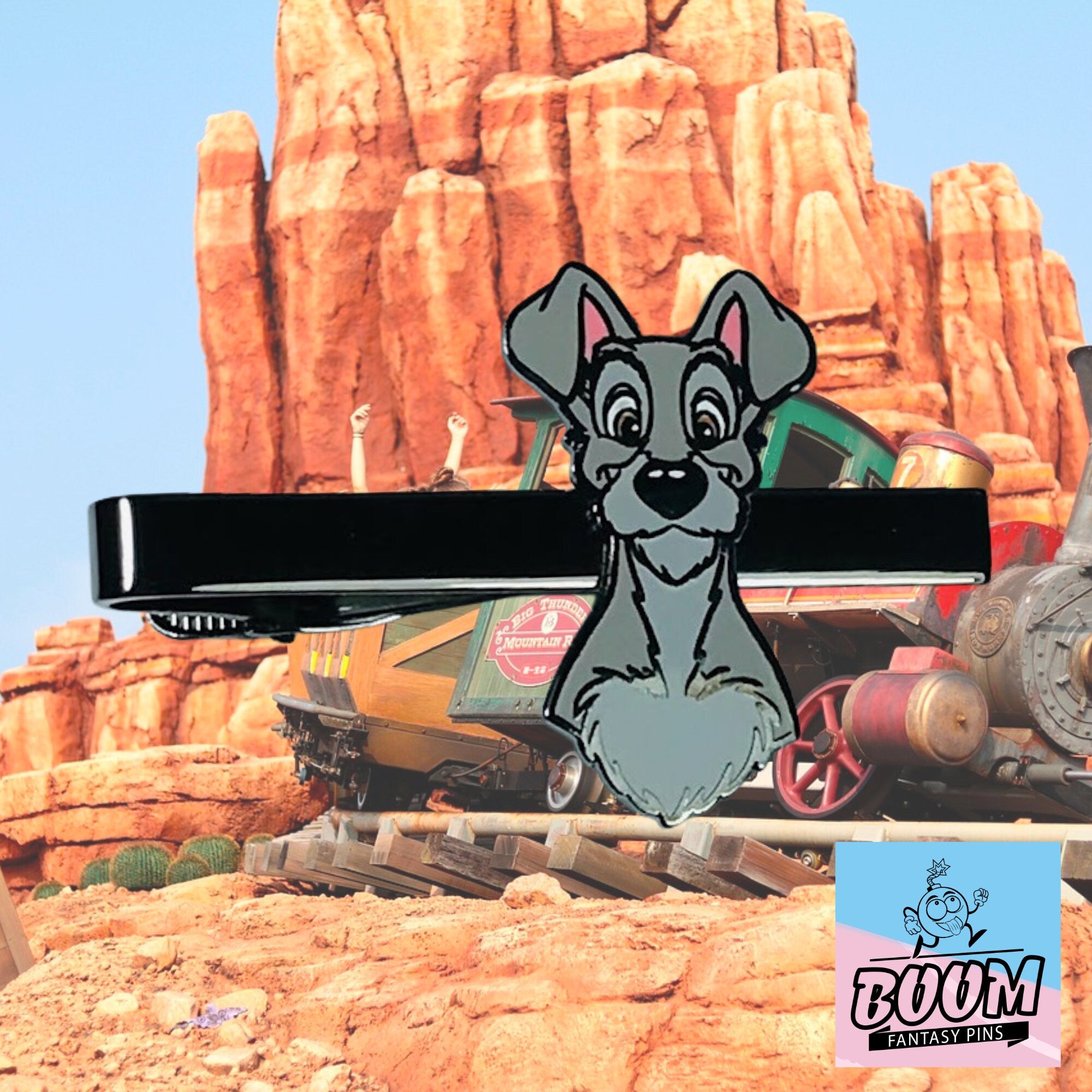 Tie Clip – Tramp from Lady and the Tramp – Disney Fantasy
