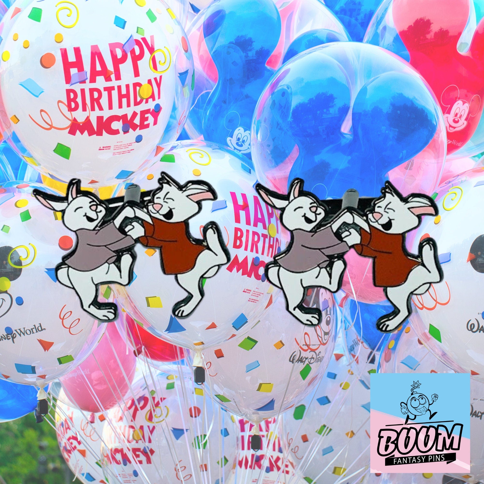 Cufflinks – Skippy and Sis Bunny from Robin Hood – Disney Fantasy