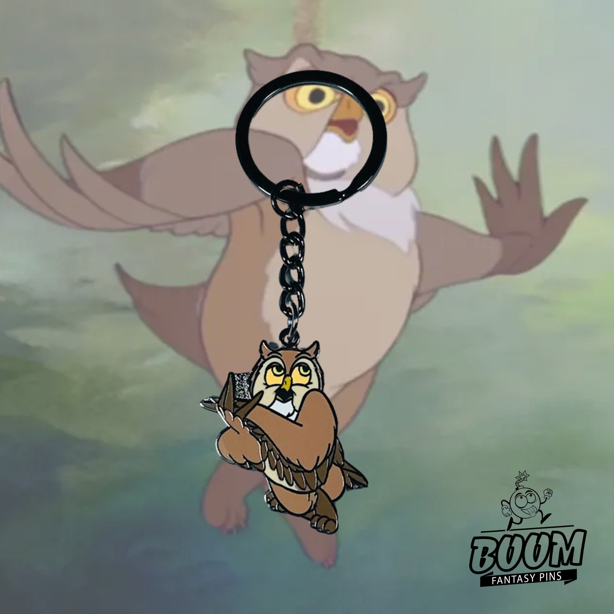 Porte-clés – Hibou ami de Bambi – Disney Fantasy